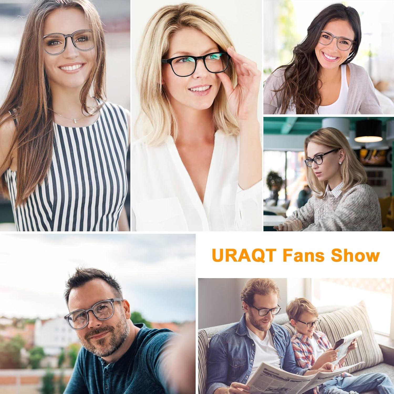 Gafas URAQT Anti Luz Azul - Paquete de 2 Unidades para Adultos