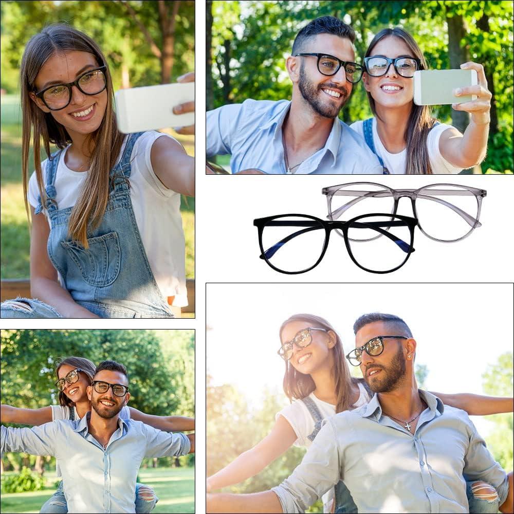 Gafas URAQT Anti Luz Azul - Paquete de 2 Unidades para Adultos