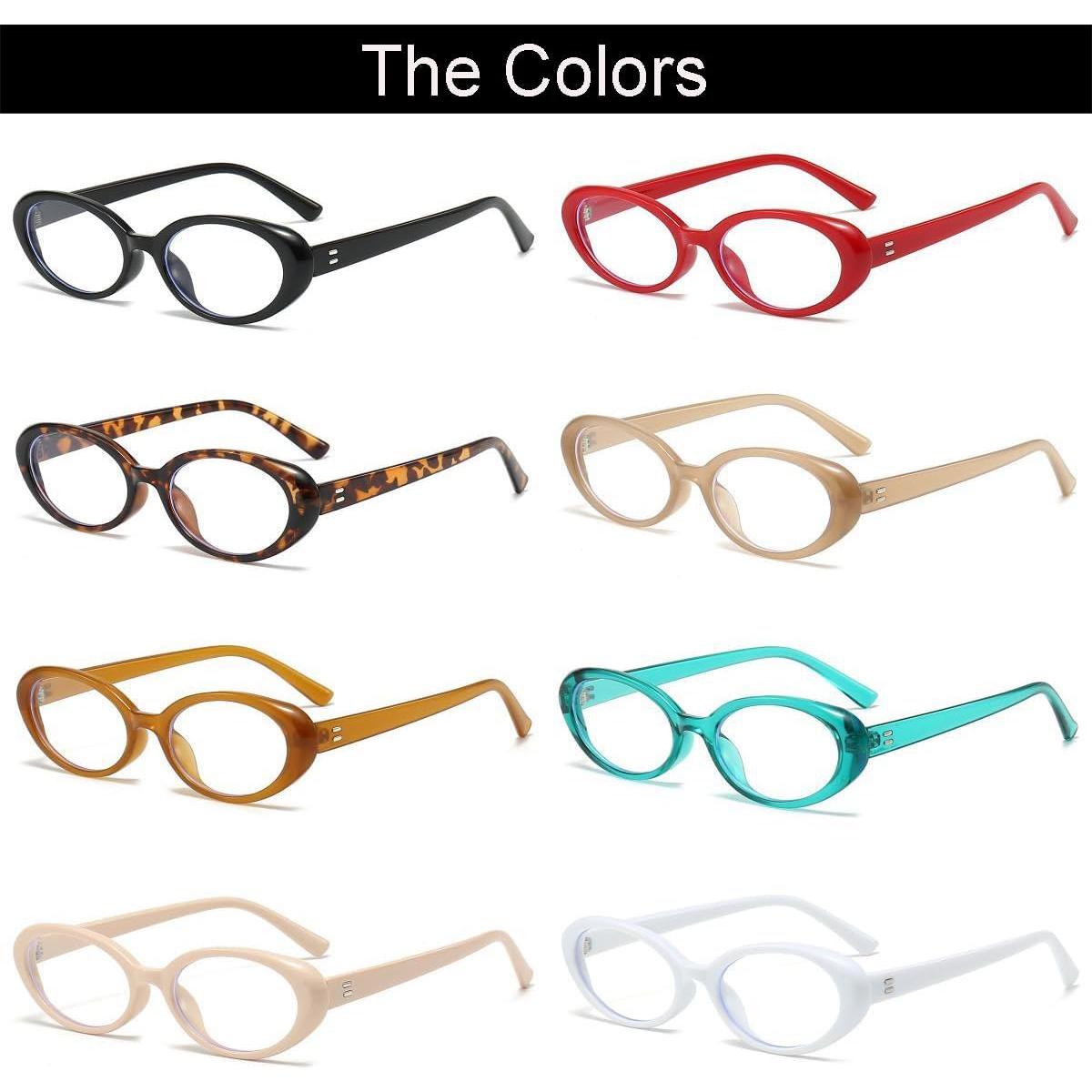 Gafas Ovaladas NIDOVIX Unisex con Lente Anti-azul 54mm