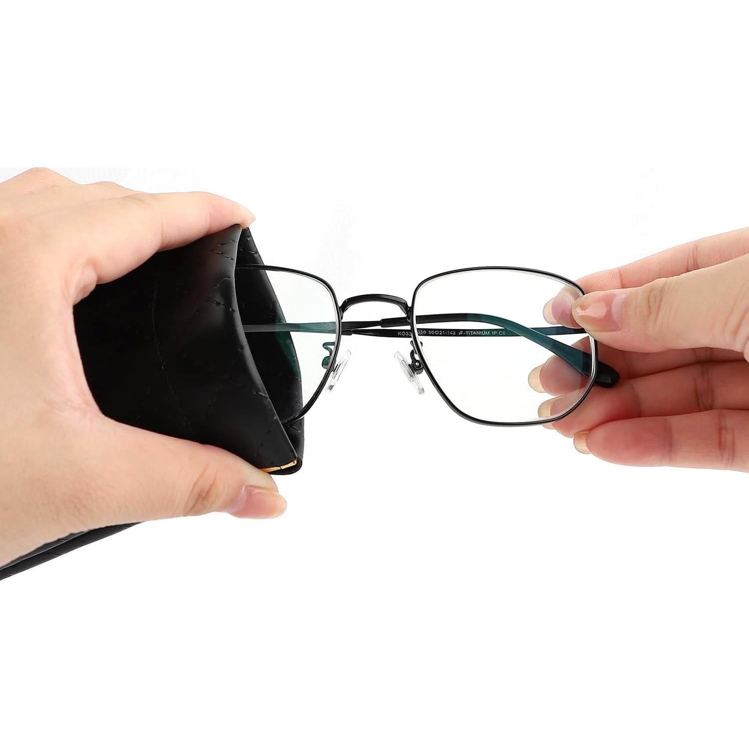 Estuches de Cuero ZACI para Gafas de Sol - 2 Bolsas Portátiles