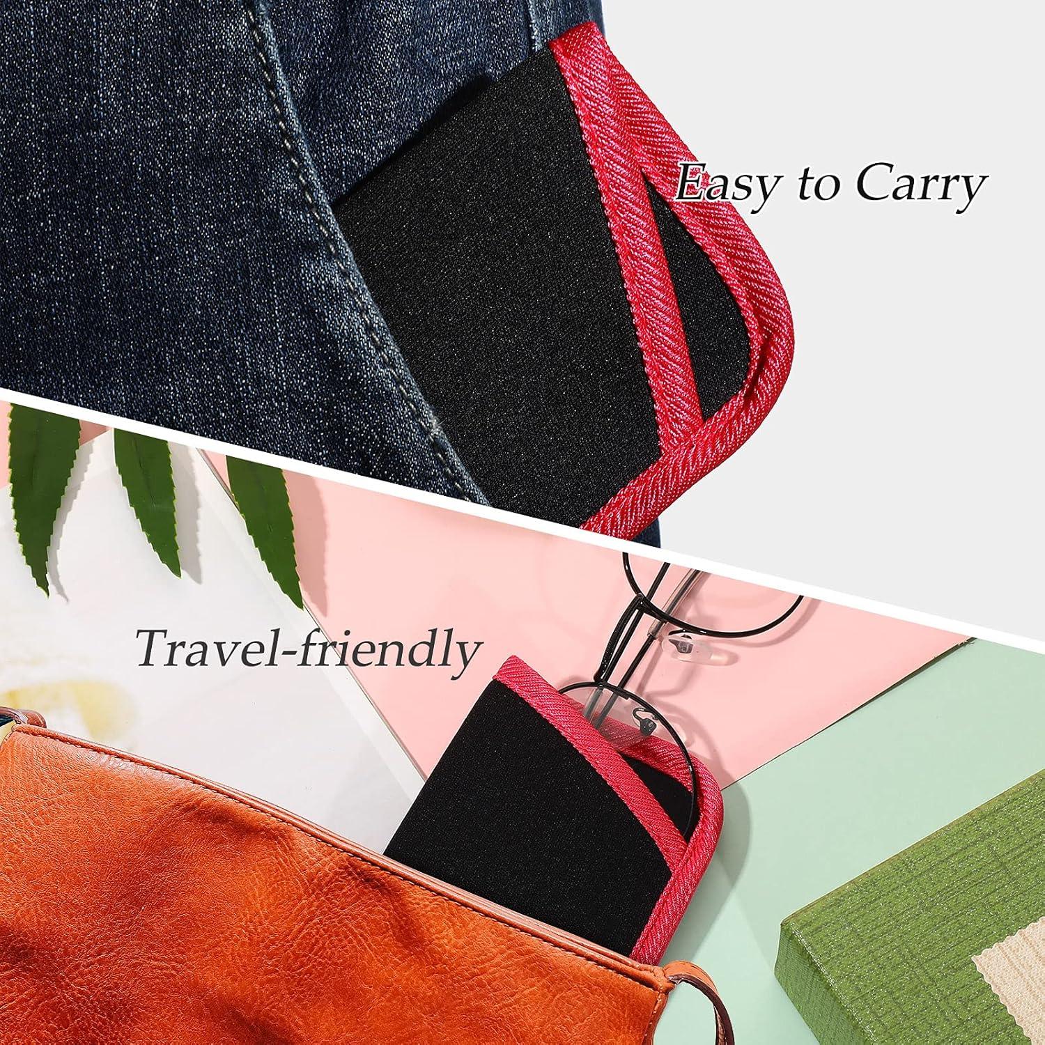 Konohan 12 Fundas de Gafas Suaves Microfibra 15.5x7cm 6 Colores