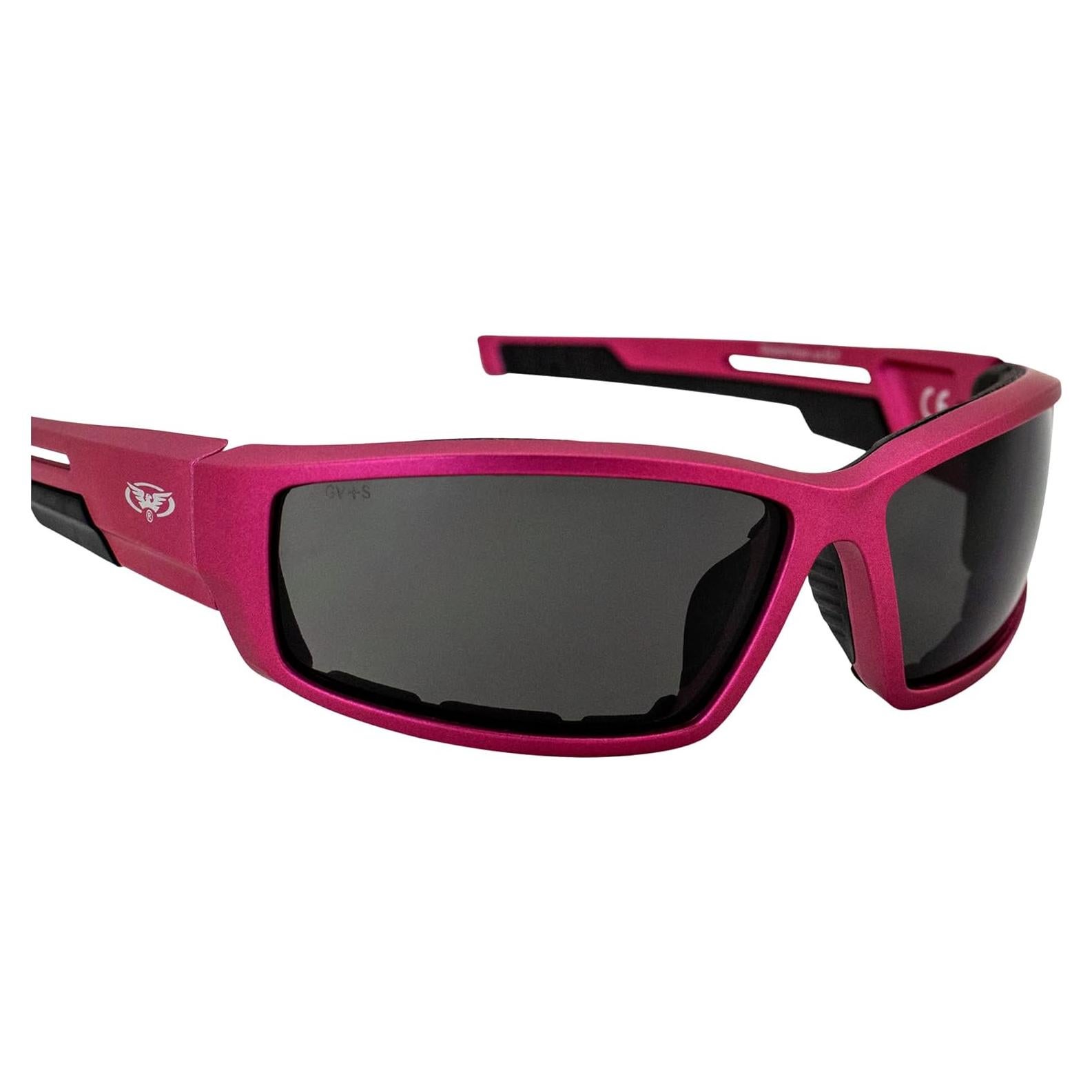 Gafas de motocicleta Global Vision Sly para mujeres - Rosa