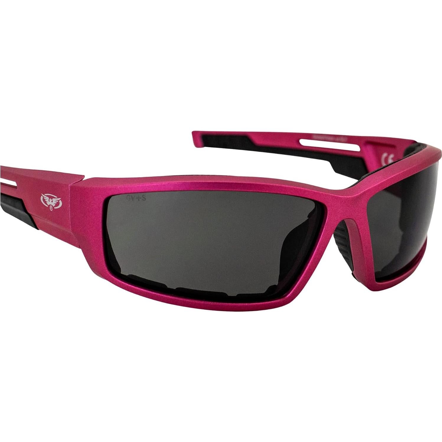 Gafas de motocicleta Global Vision Sly para mujeres - Rosa