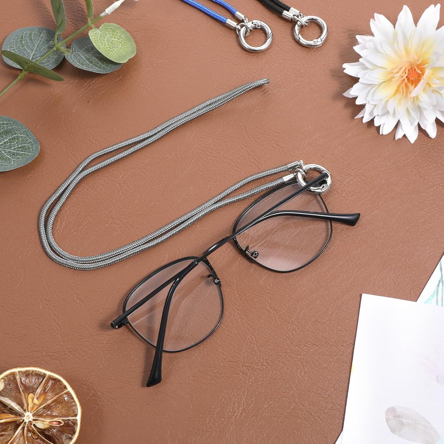 Anillo de Collar para Gafas Eldraqth 3 Pcs Acero Inoxidable