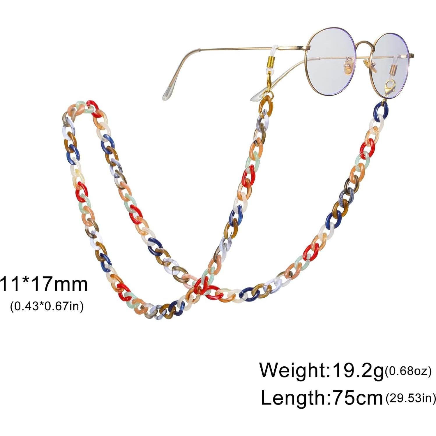 Cadena de Gafas Dreamtimes Acrílico 75 cm Lanyard Ajustable