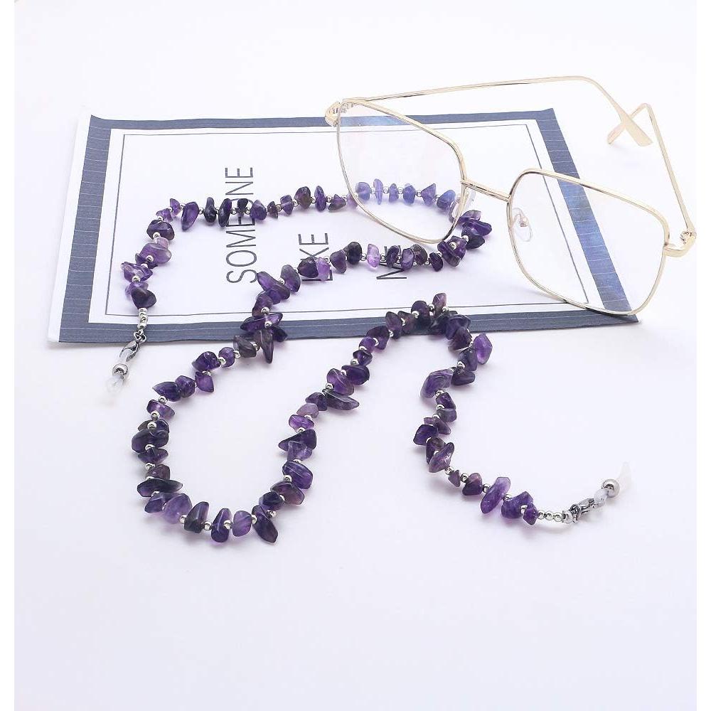 Cadena de Gafas KAI Top con Cuentas de Piedra - 75 cm