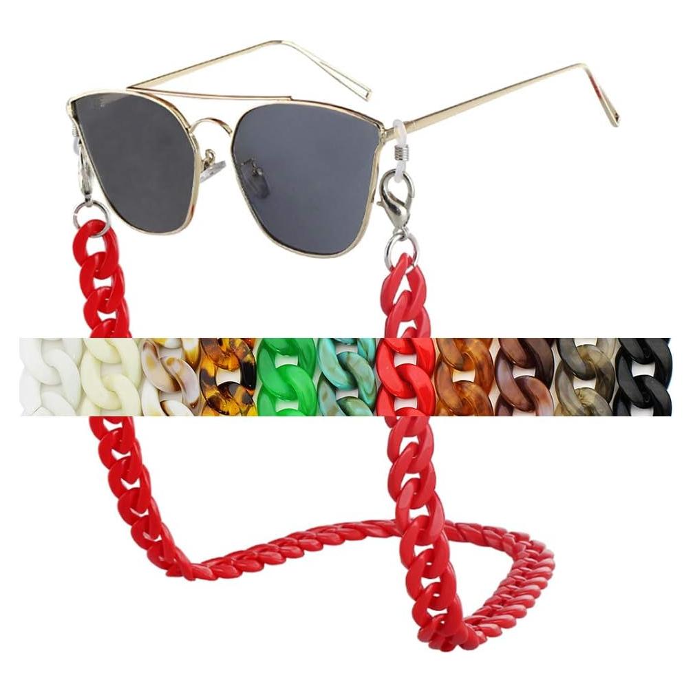 Gafas de sol con cadena de acrílico Marvel - Retenedor 71 cm