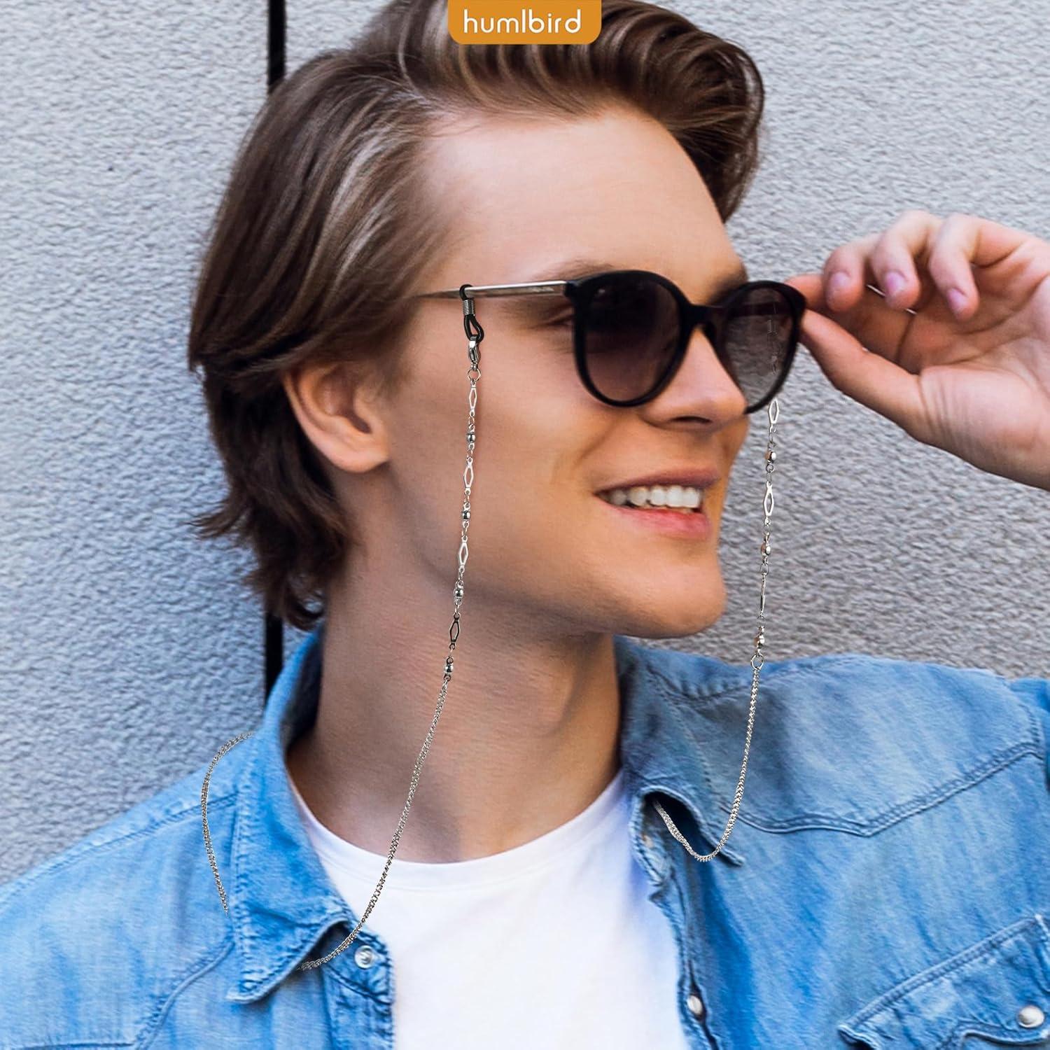 Cadena de Gafas Acero Inoxidable Humlbird 200 cm Mujeres