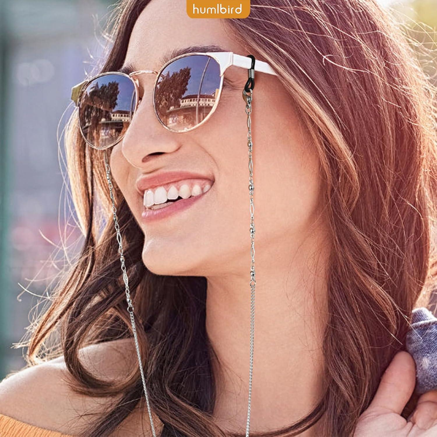 Cadena de Gafas Acero Inoxidable Humlbird 200 cm Mujeres