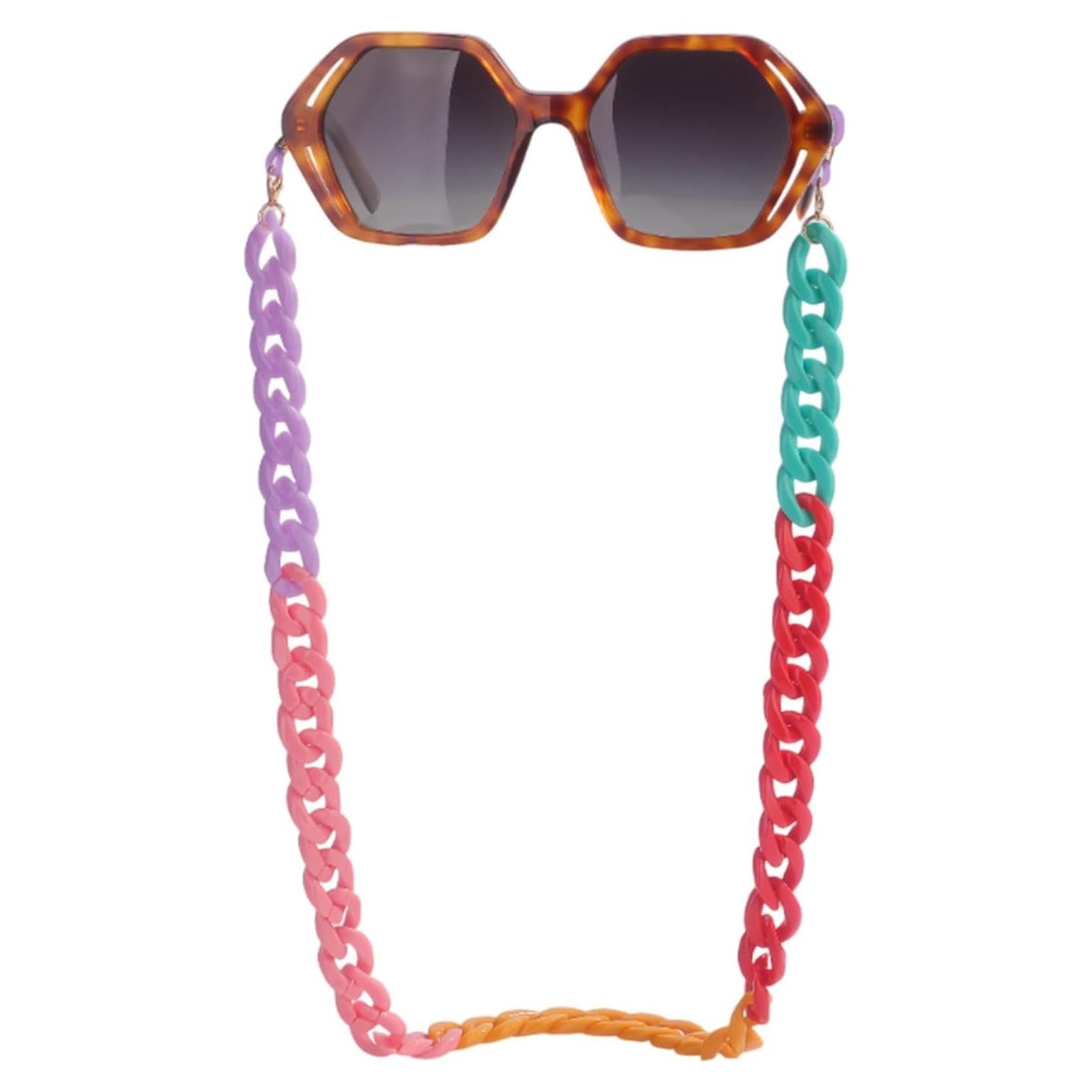 Cadena de Gafas Acrílicas AOOLIA para Mujeres - Tamaño Universal