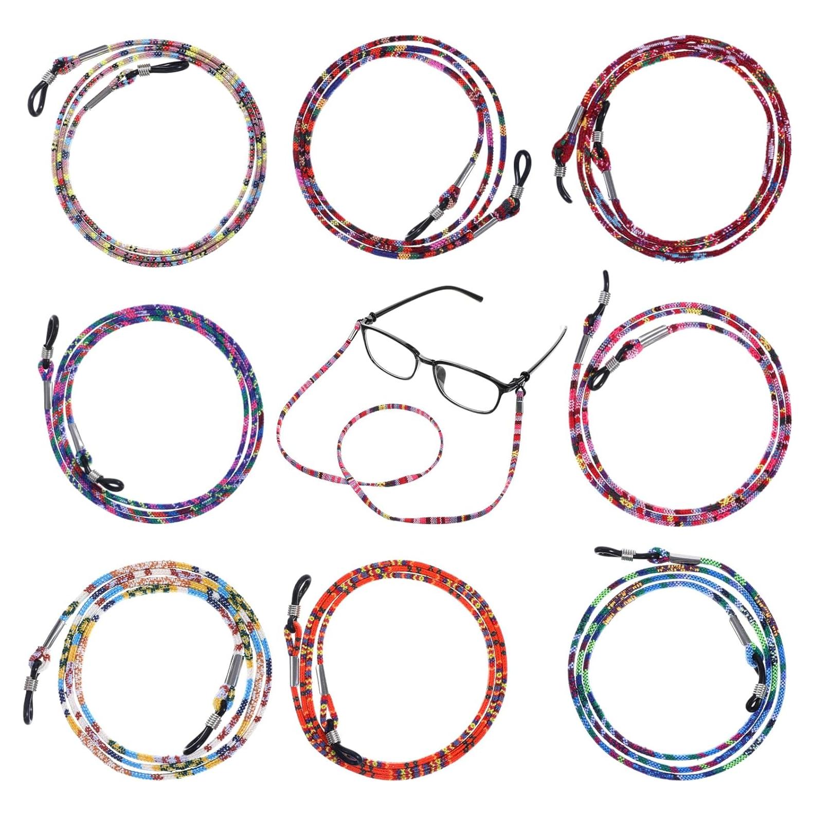 Cadena de Gafas Ouligay Unisex, 8 Piezas, Ajustable, Zinc