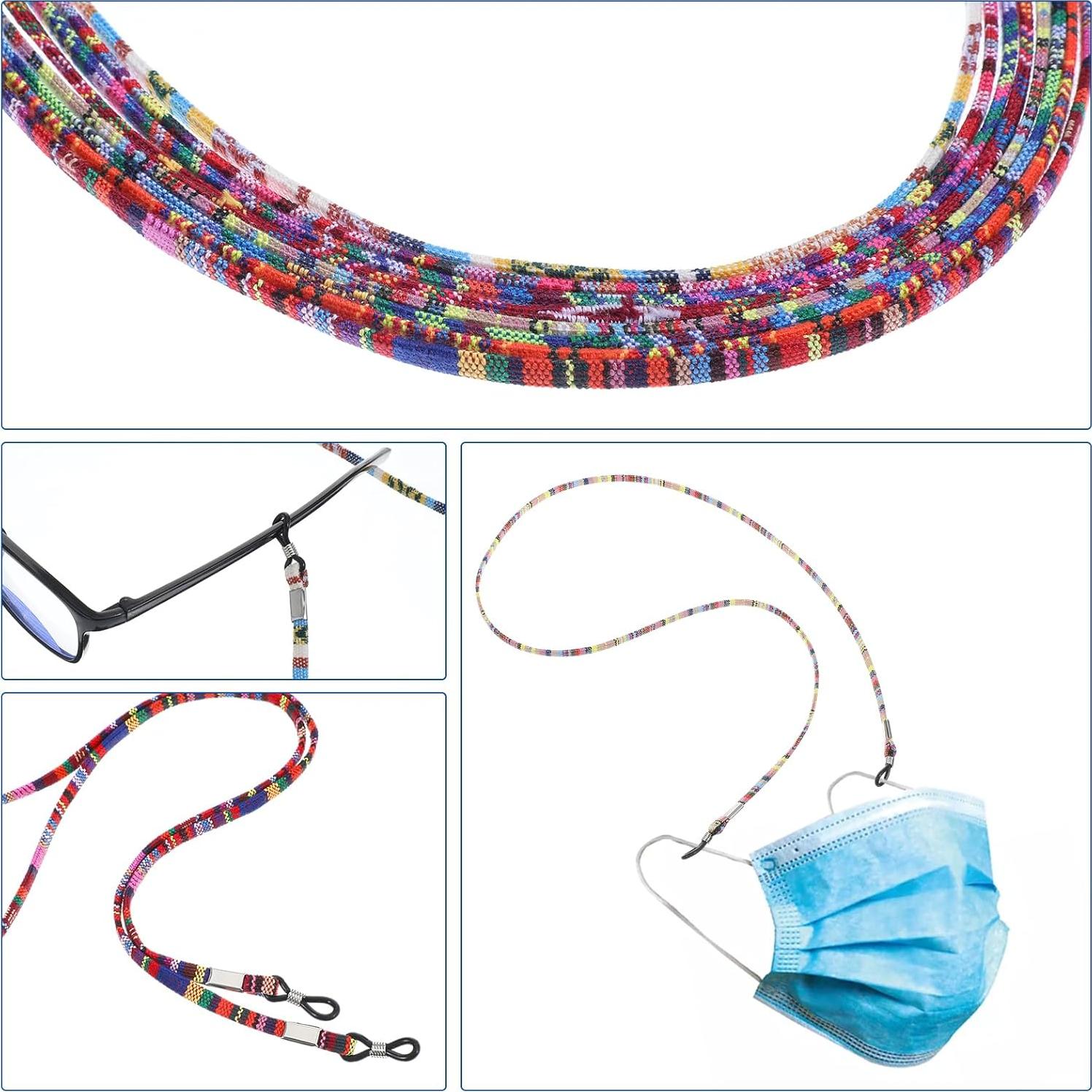 Cadena de Gafas Ouligay Unisex, 8 Piezas, Ajustable, Zinc