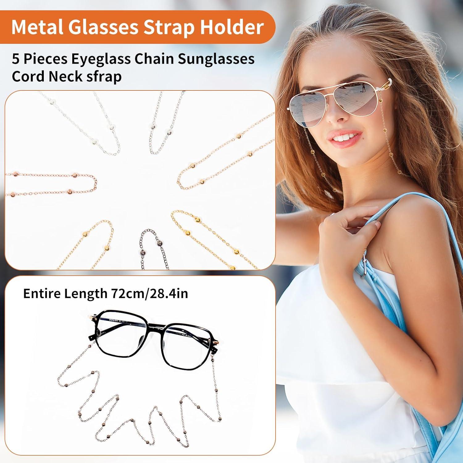 Correa para Gafas VASTRISE 7 Pcs Multicolor para Mujeres