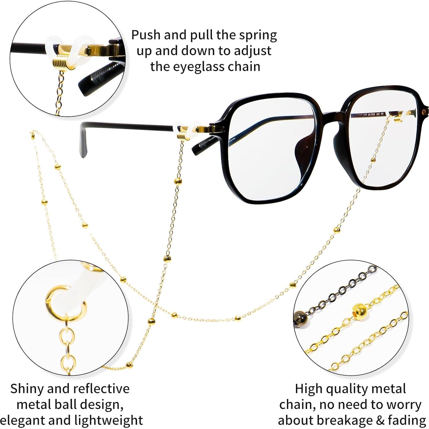 Correa para Gafas VASTRISE 7 Pcs Multicolor para Mujeres