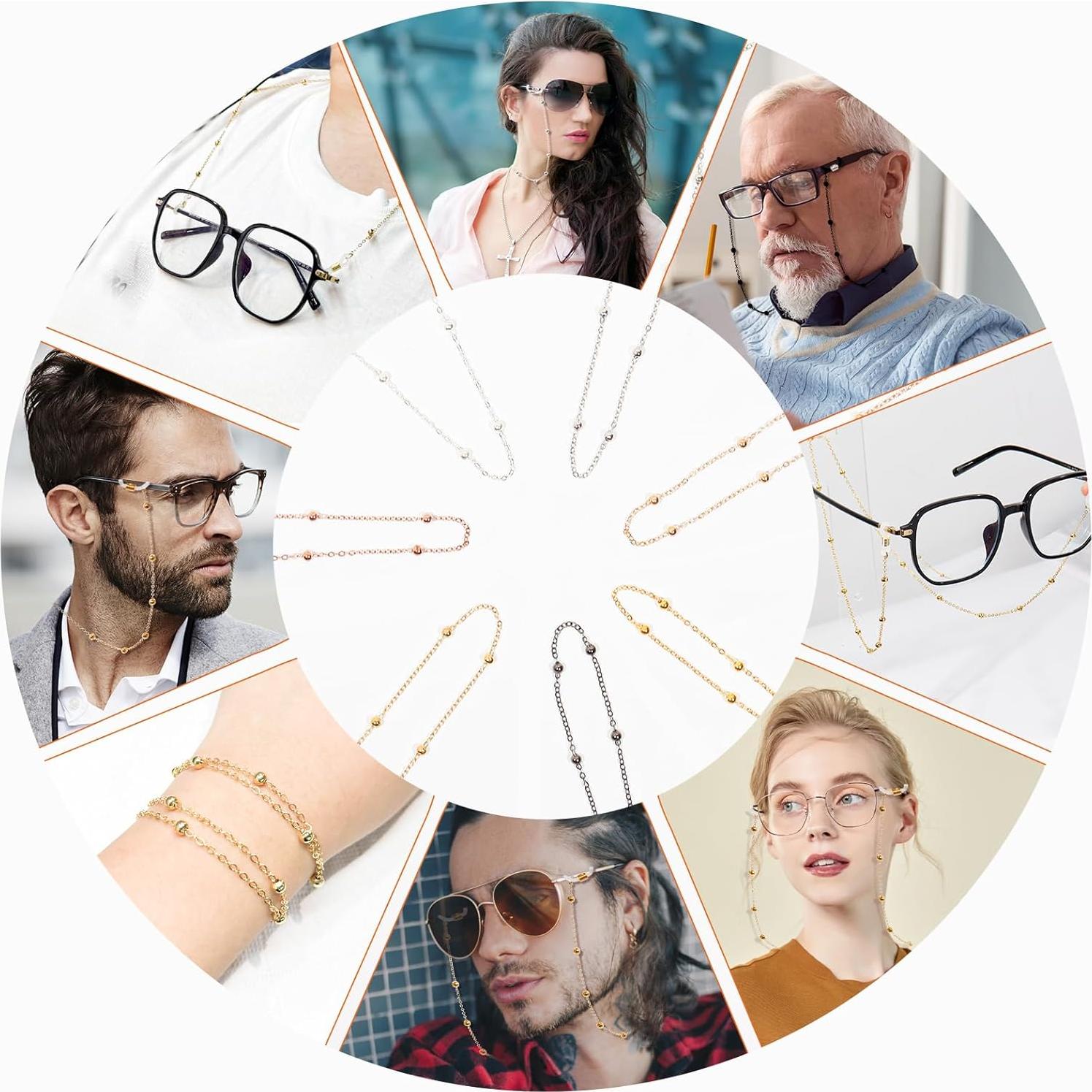 Correa para Gafas VASTRISE 7 Pcs Multicolor para Mujeres