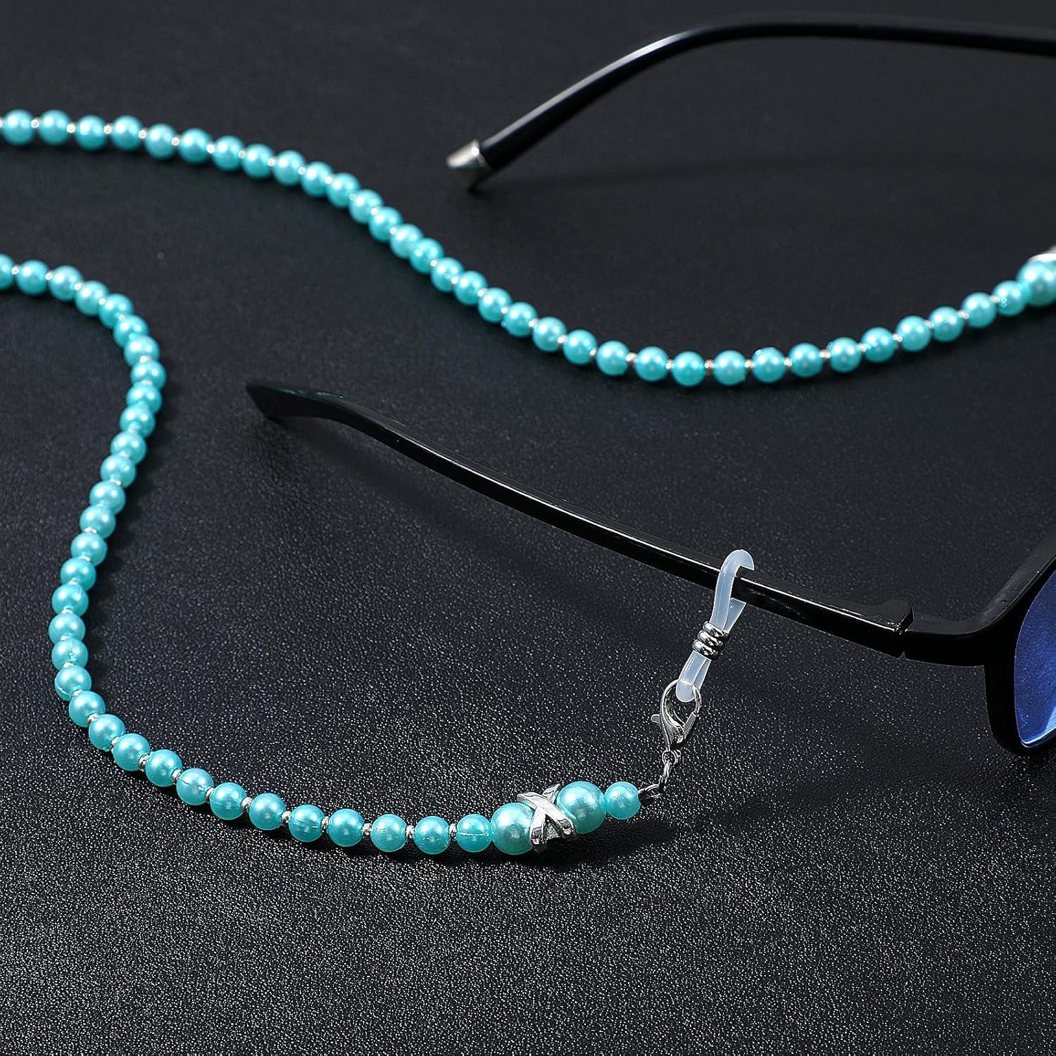 Cadena de Gafas Classicseali 4 Piezas Perlas Acrílico Mujeres