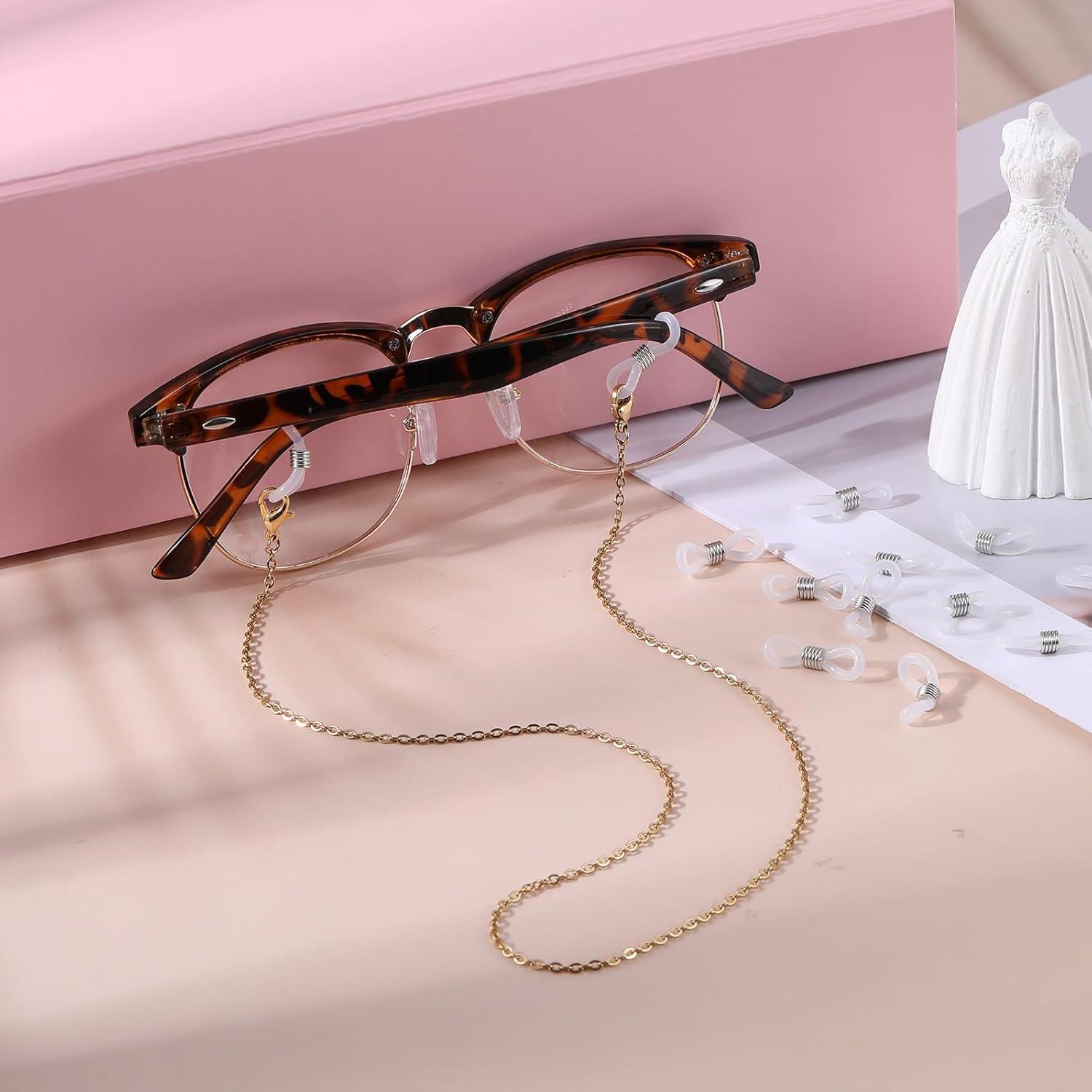 80 Anillos de Silicona para Gafas InnoHHustle Ajustables