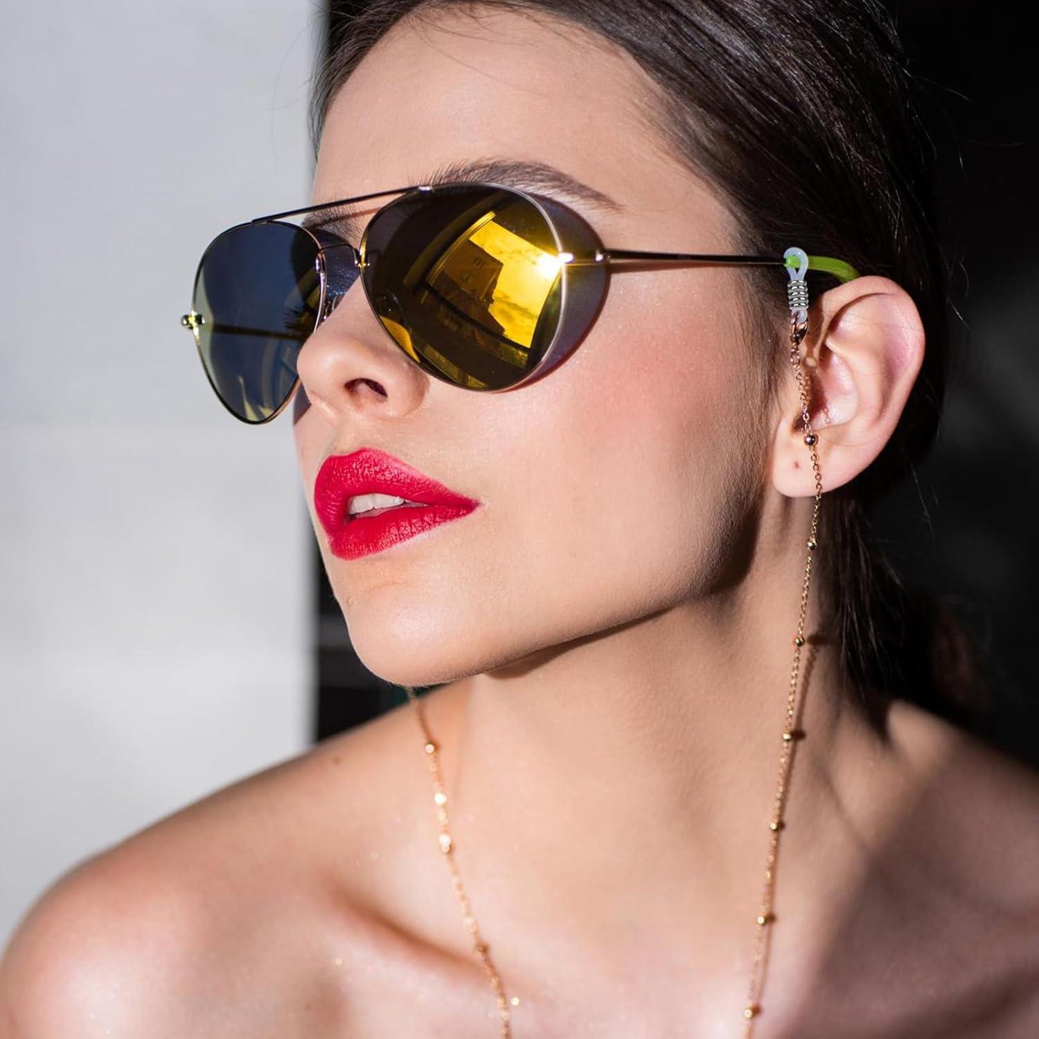 80 Anillos de Silicona para Gafas InnoHHustle Ajustables