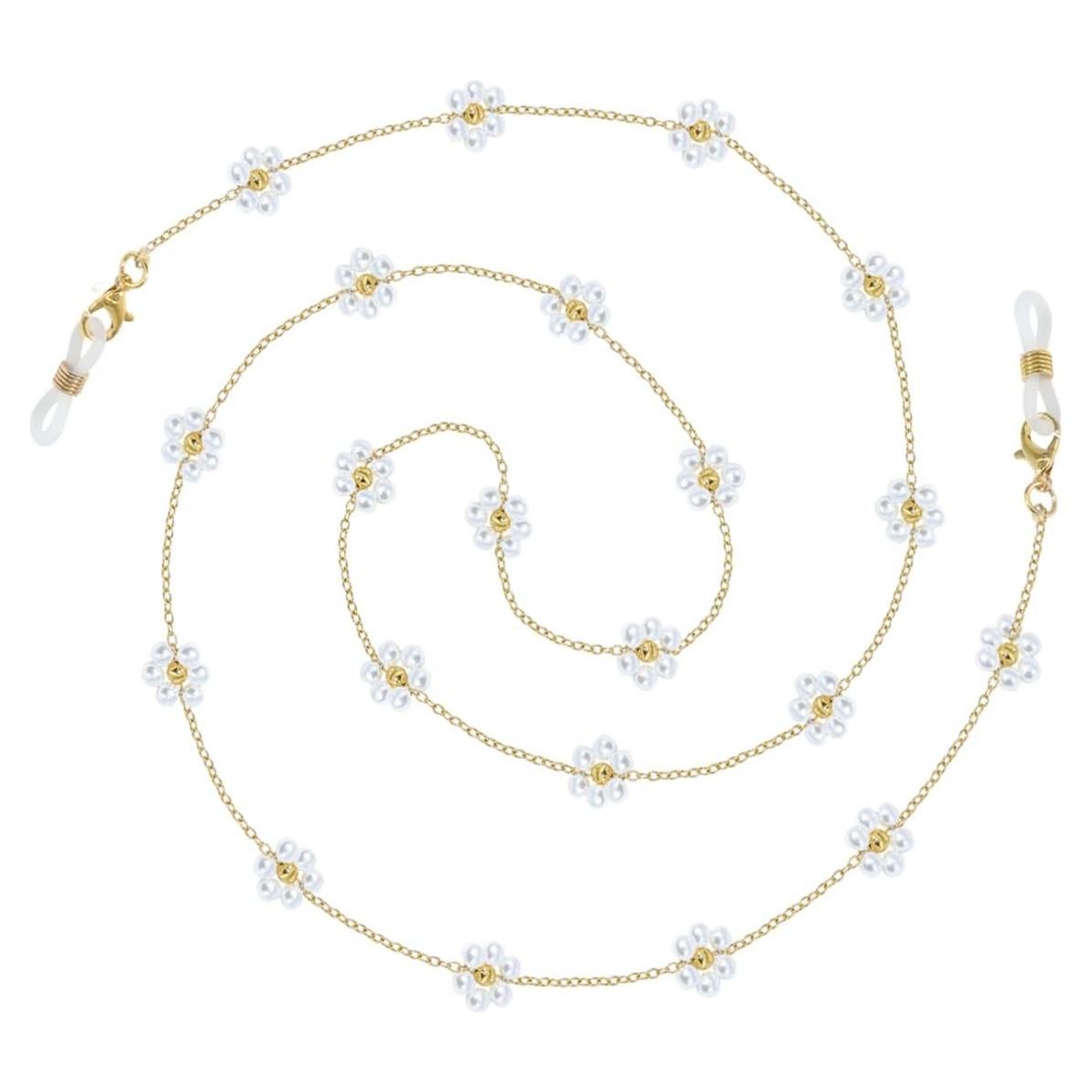 Cadena de Gafas LuReen con Perlas de Cristal para Mujeres