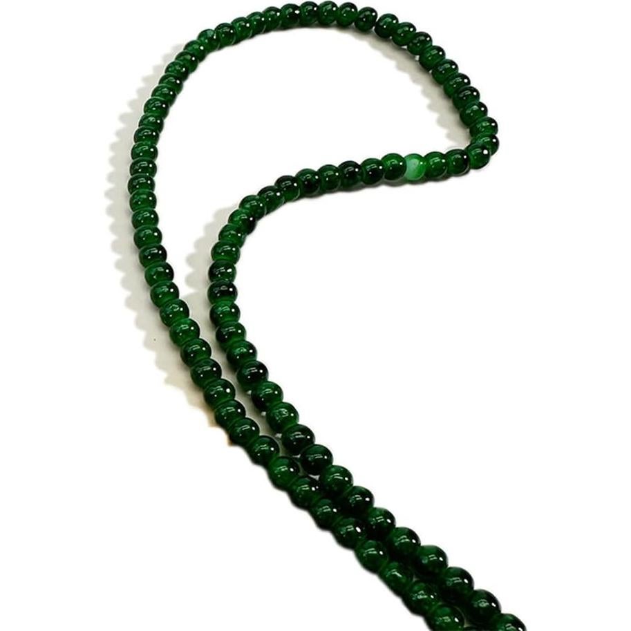 Cadena de Gafas para Mujeres DK078 con Cuentas Verdes 78 cm