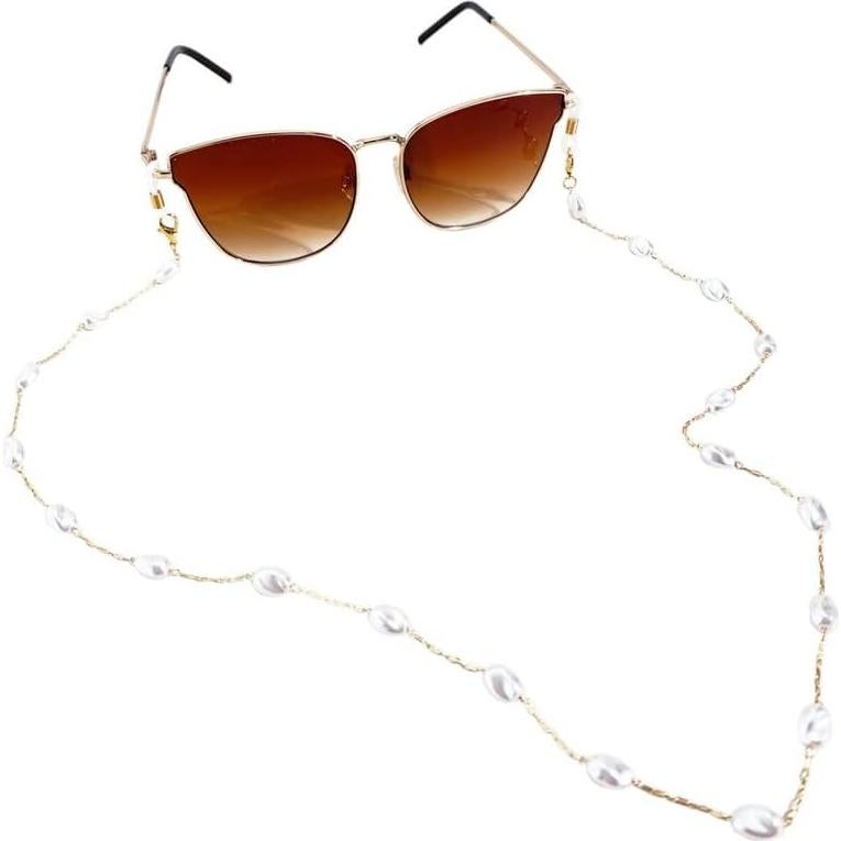 Cadena de Gafas de Perlas para Mujeres DK073 65 cm