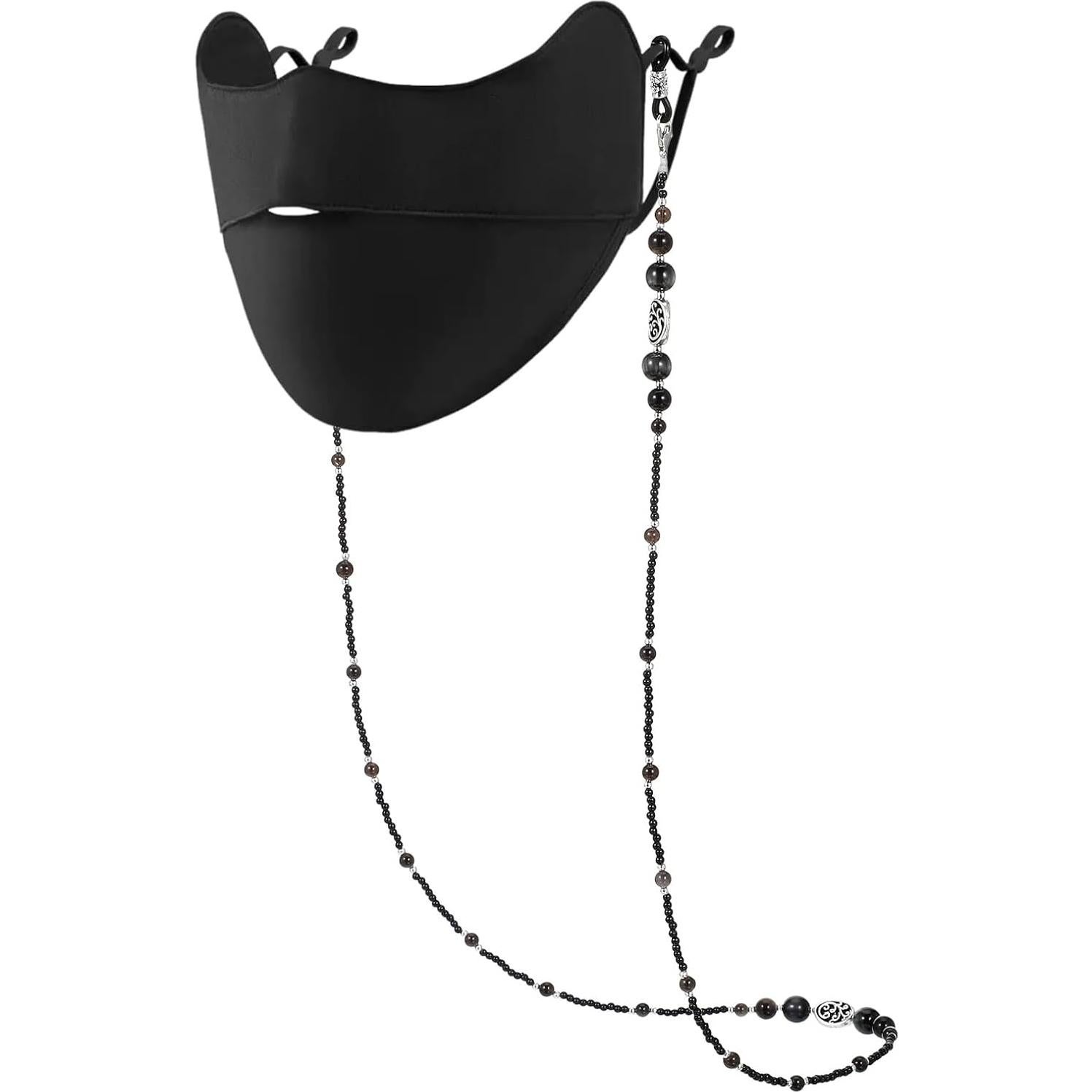 Cadena de Gafas Vintage con Perlas para Mujeres 77 cm