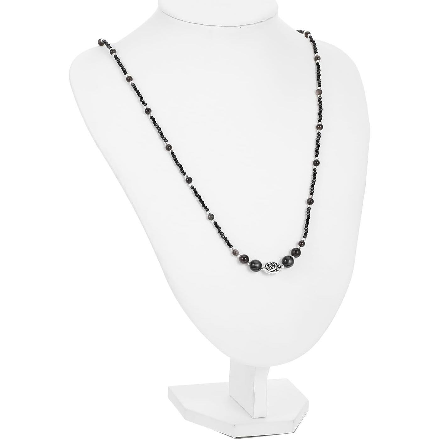 Cadena de Gafas Vintage con Perlas para Mujeres 77 cm