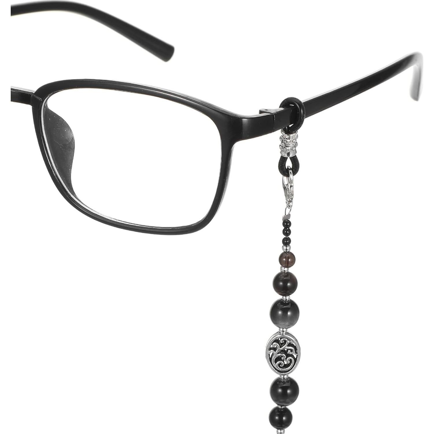Cadena de Gafas Vintage con Perlas para Mujeres 77 cm