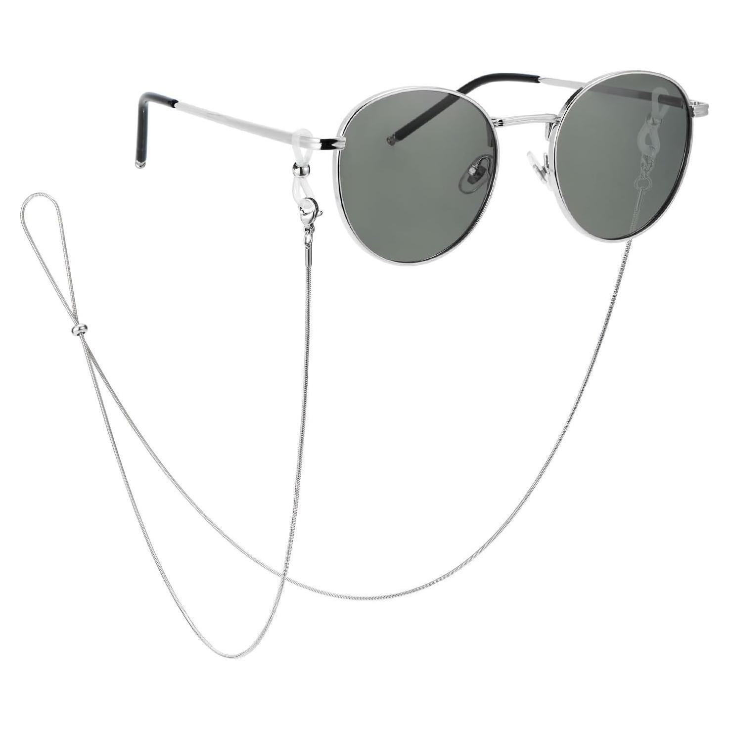 Cadena de Gafas WOZEAH para Mujeres - Acero Inoxidable 78 cm