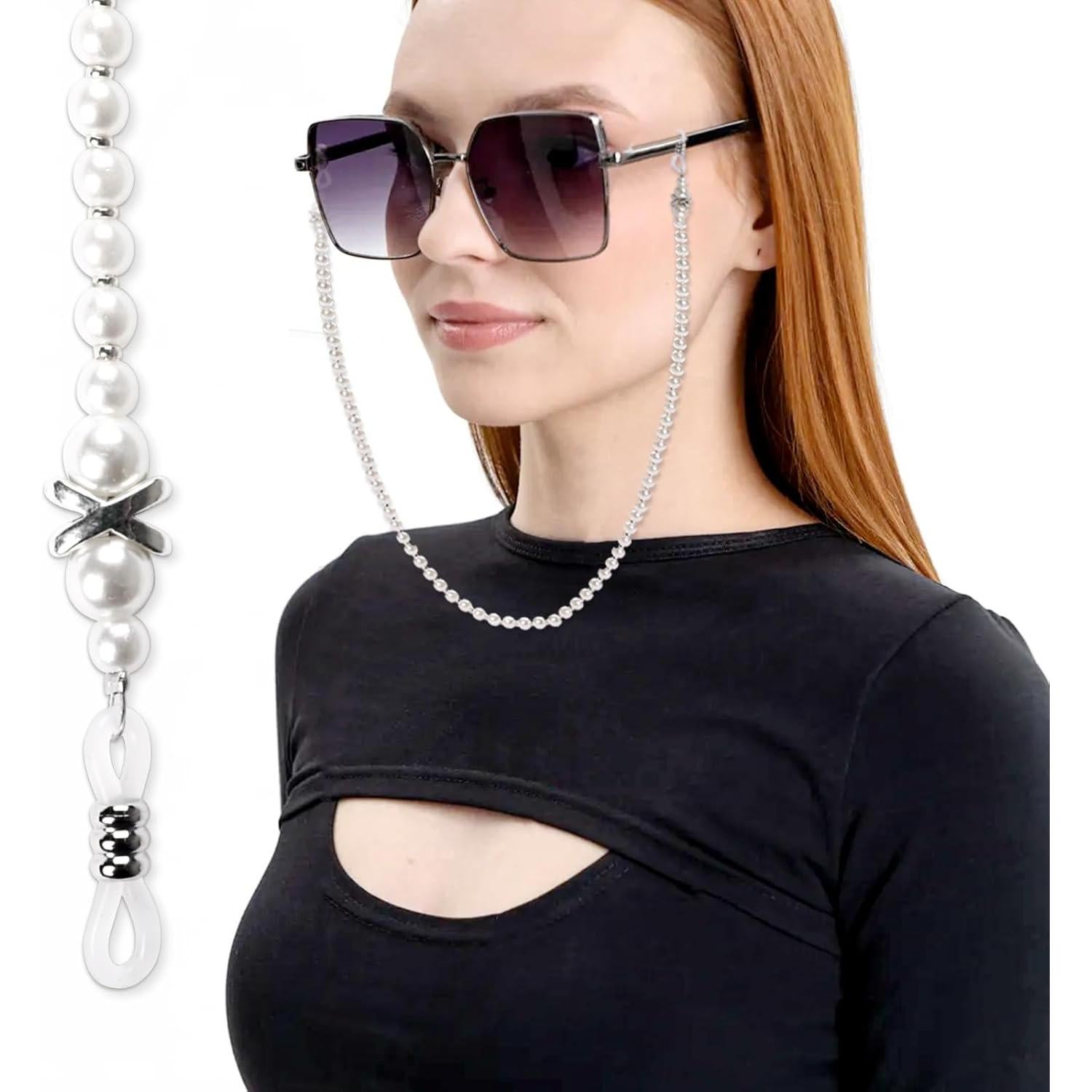 Cadena de Gafas de Perlas Tyqour para Mujeres 73.5cm