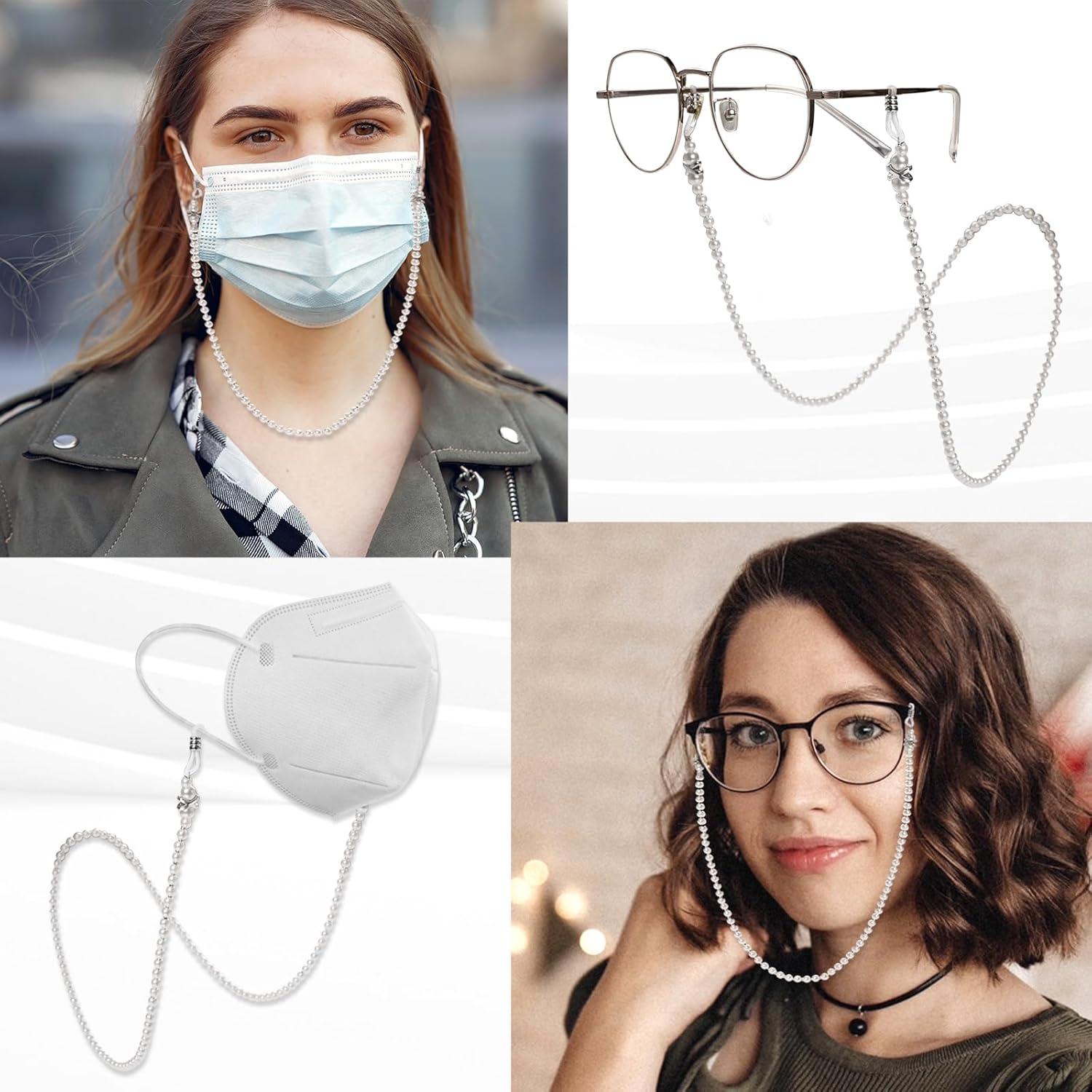 Cadena de Gafas de Perlas Tyqour para Mujeres 73.5cm