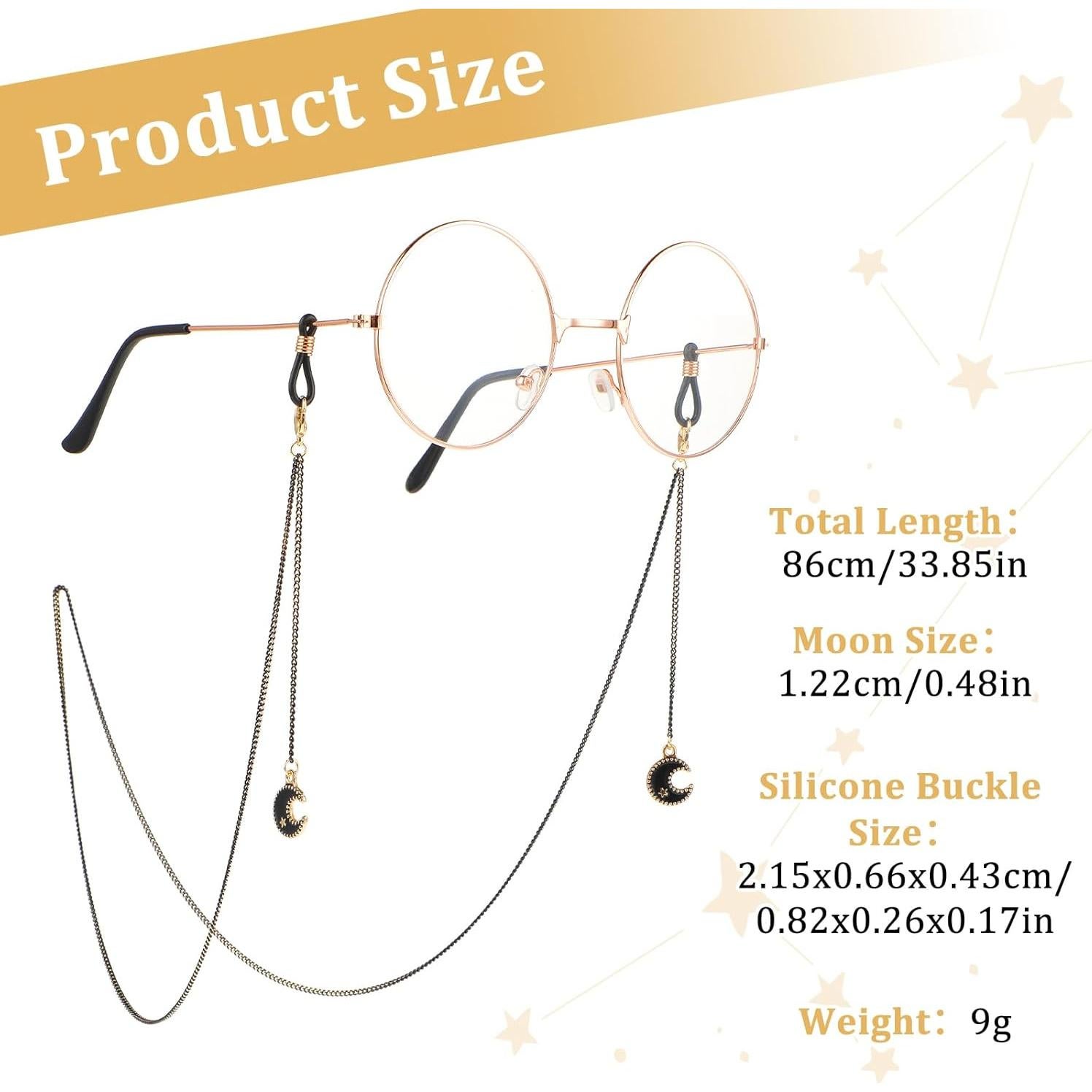 Cadena de Gafas Amabro para Mujeres Ajustable con Colgante