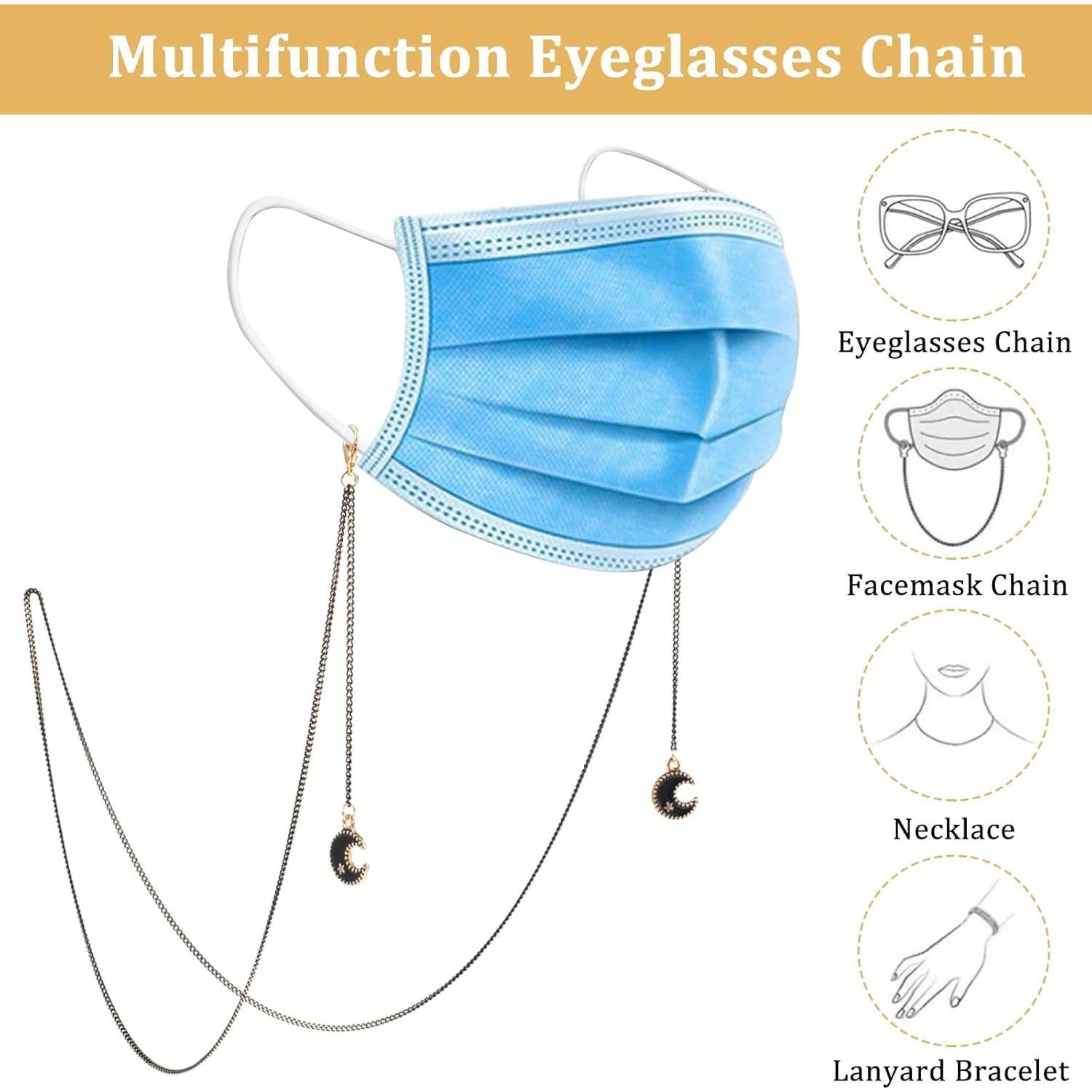 Cadena de Gafas Amabro para Mujeres Ajustable con Colgante