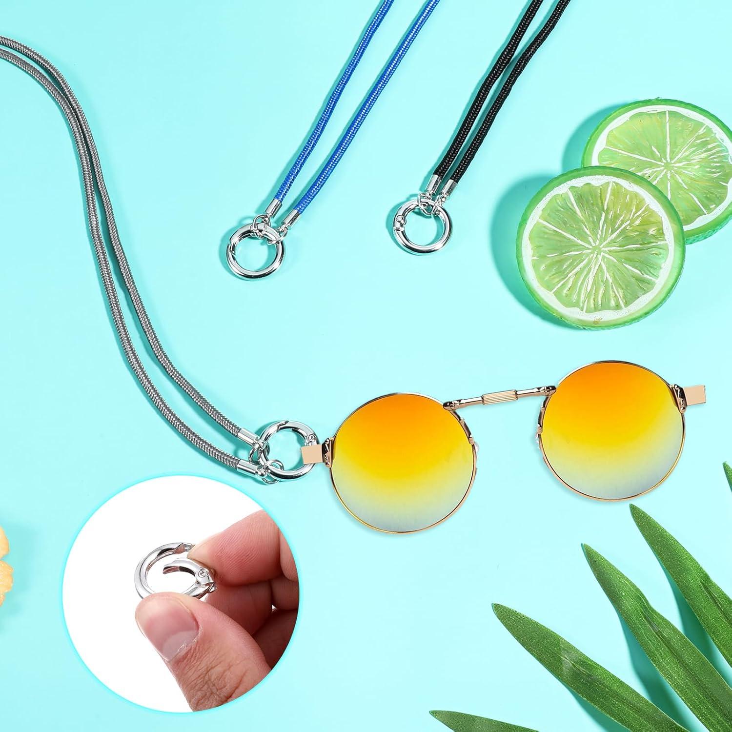 Collar Soporte para Gafas Ptwola 3 Pcs Nylon Acero Inoxidable