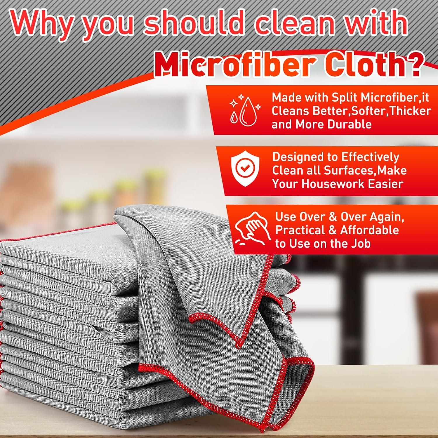 Paquete de 24 Paños de Microfibra Maxcheck 40x40 cm Gris