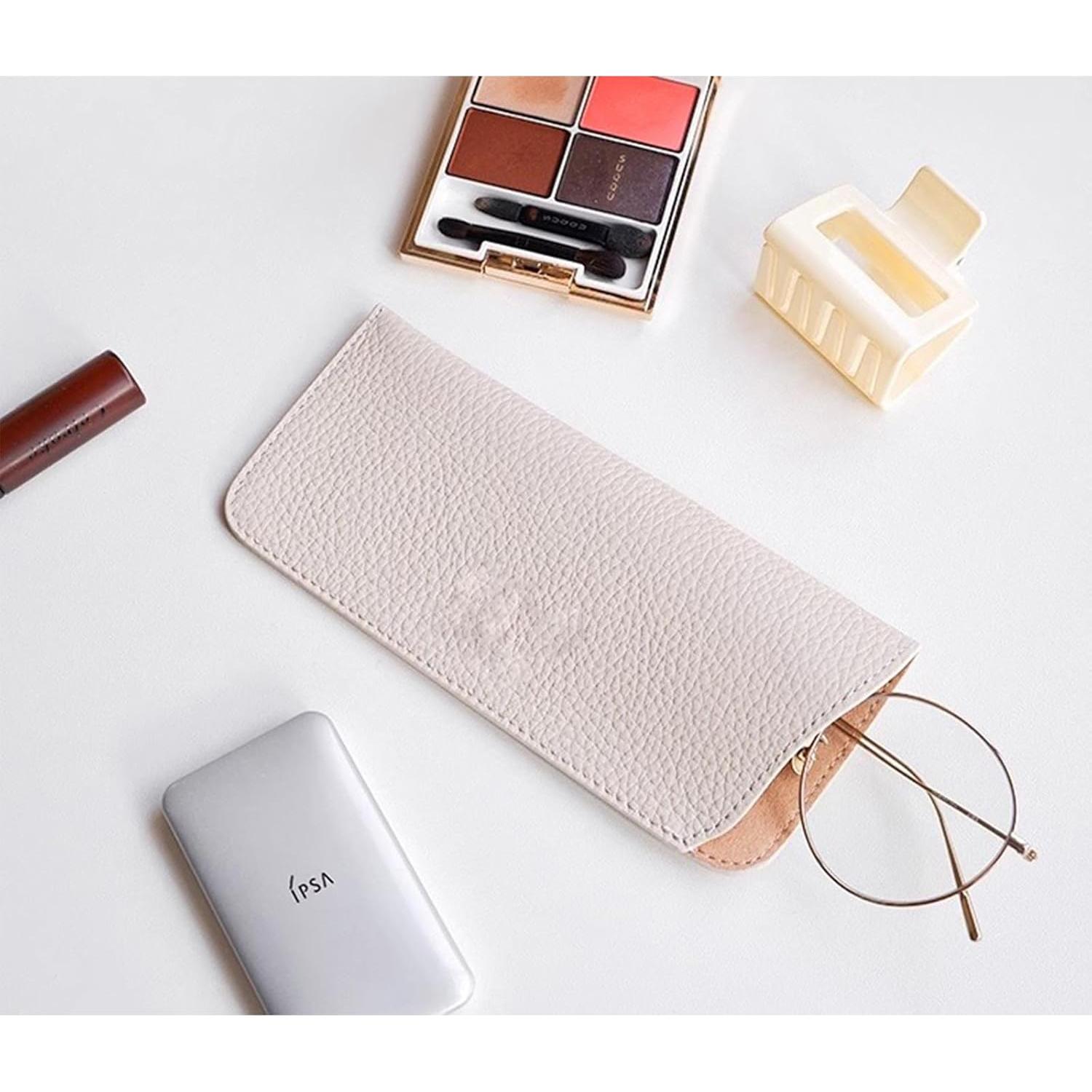 Estuche para Gafas Mirkcittle Cuero Suave 17.5x8.3cm Unisex