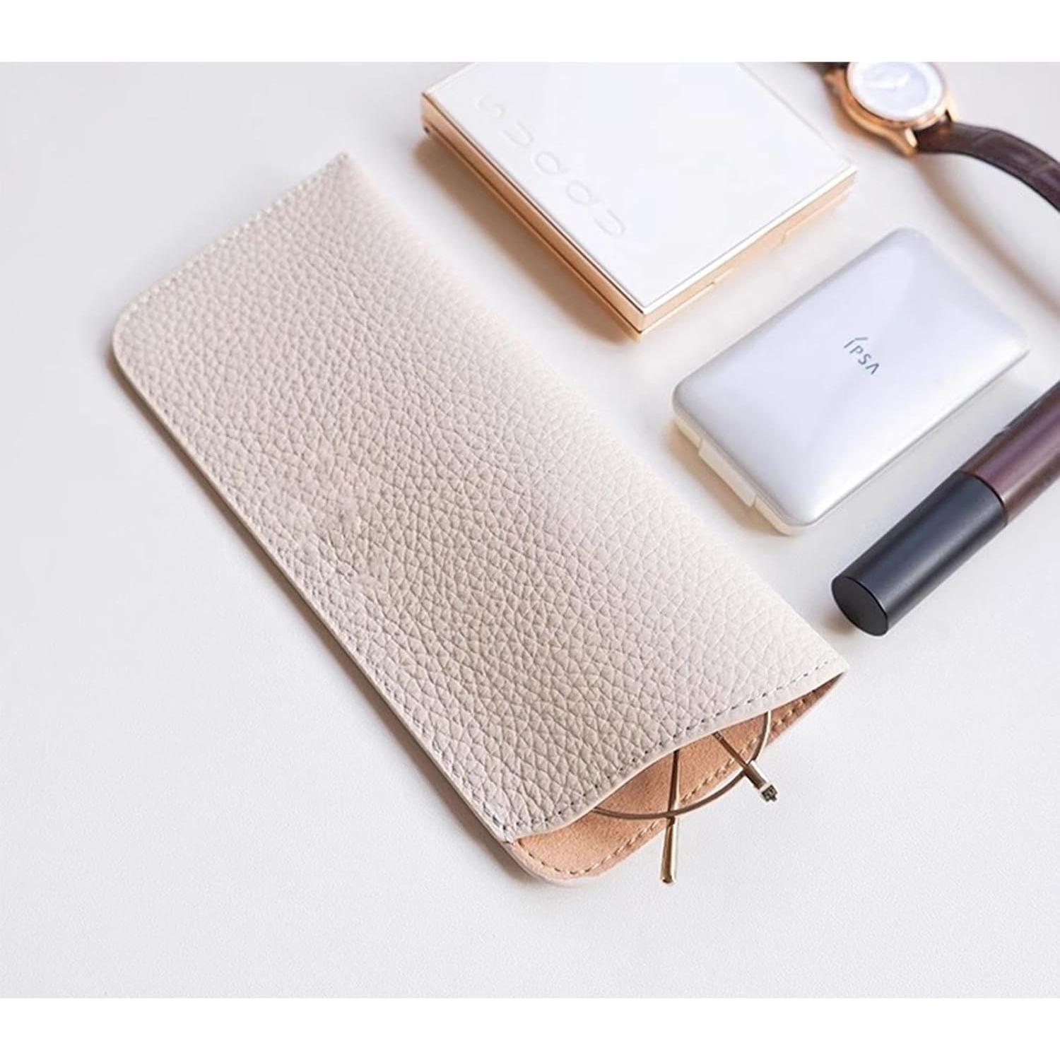 Estuche para Gafas Mirkcittle Cuero Suave 17.5x8.3cm Unisex