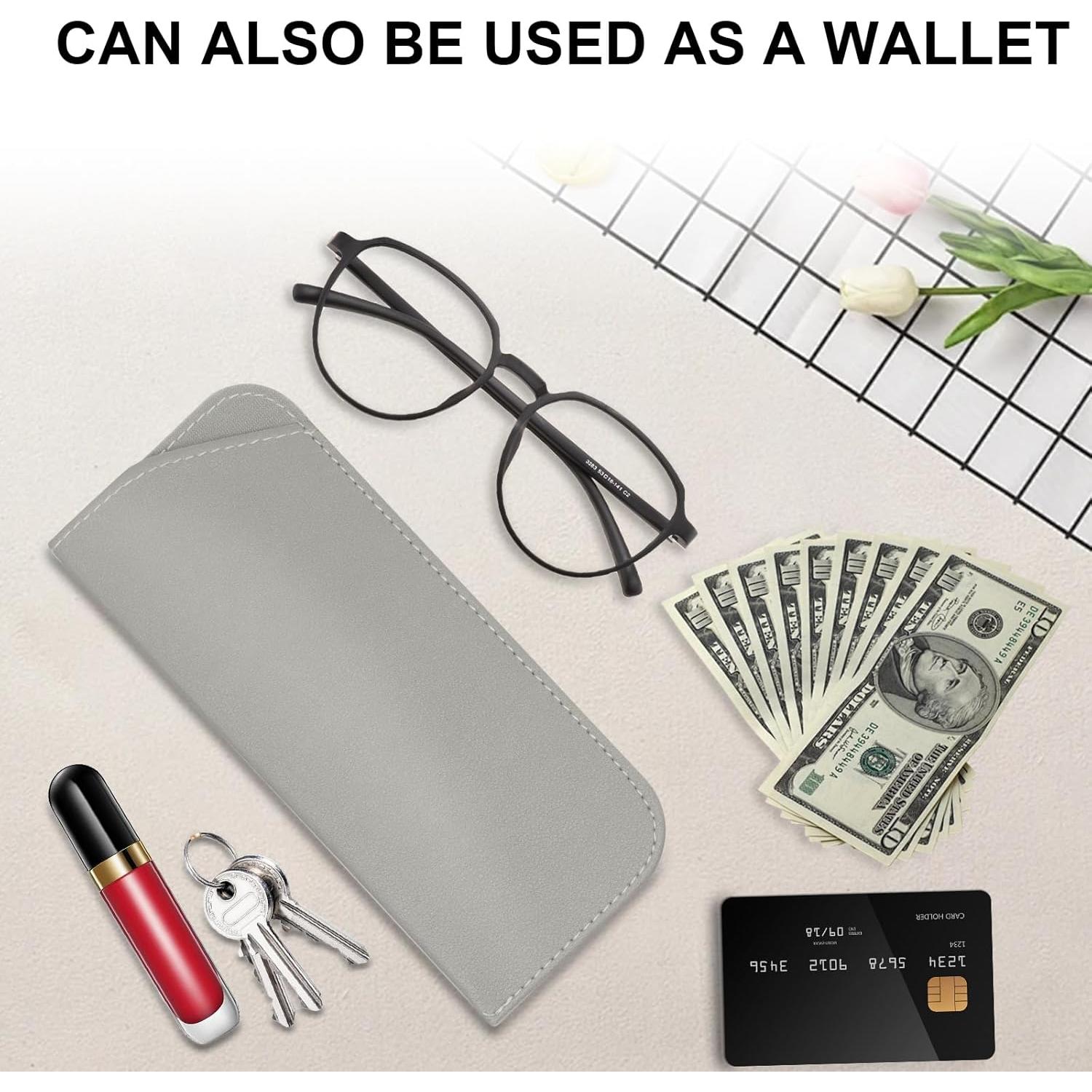 Estuche de Gafas Suave Lenpestia GC-1 Cuero PU Unisex