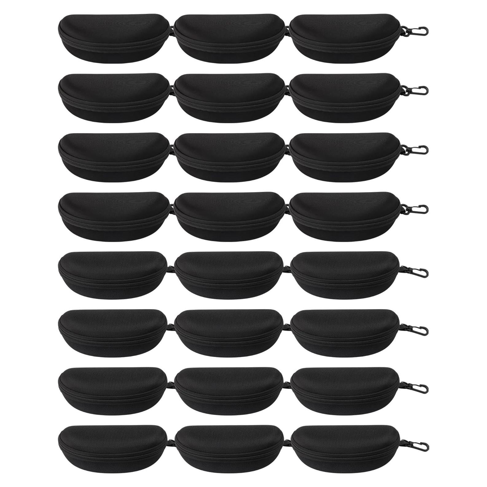Estuche Duro para Gafas de Sol Treela - 24 Piezas Negro