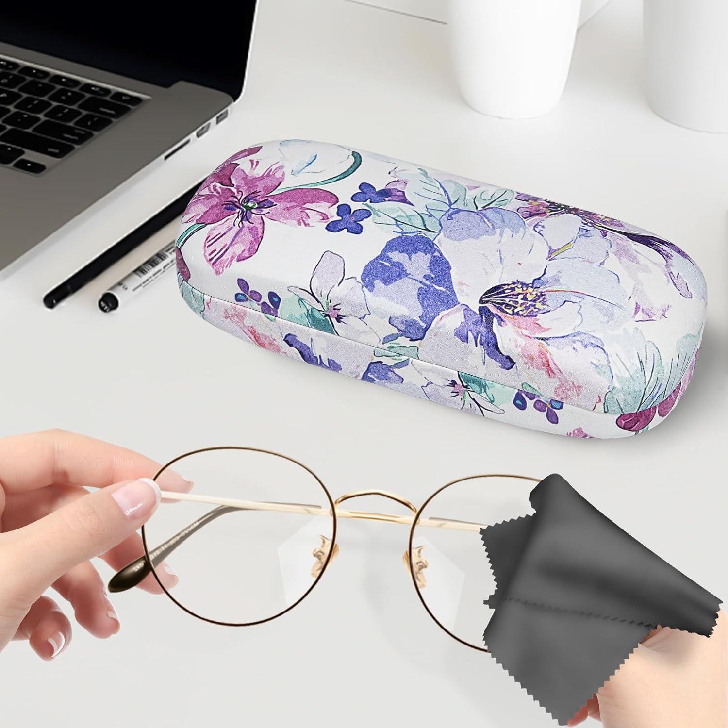 Funda Dura para Gafas de Sol Molshine Unisex Azul y Blanco