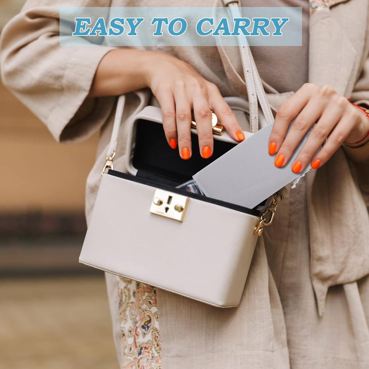 100 Fundas de Microfibra para Gafas + 2 Paños de Limpieza