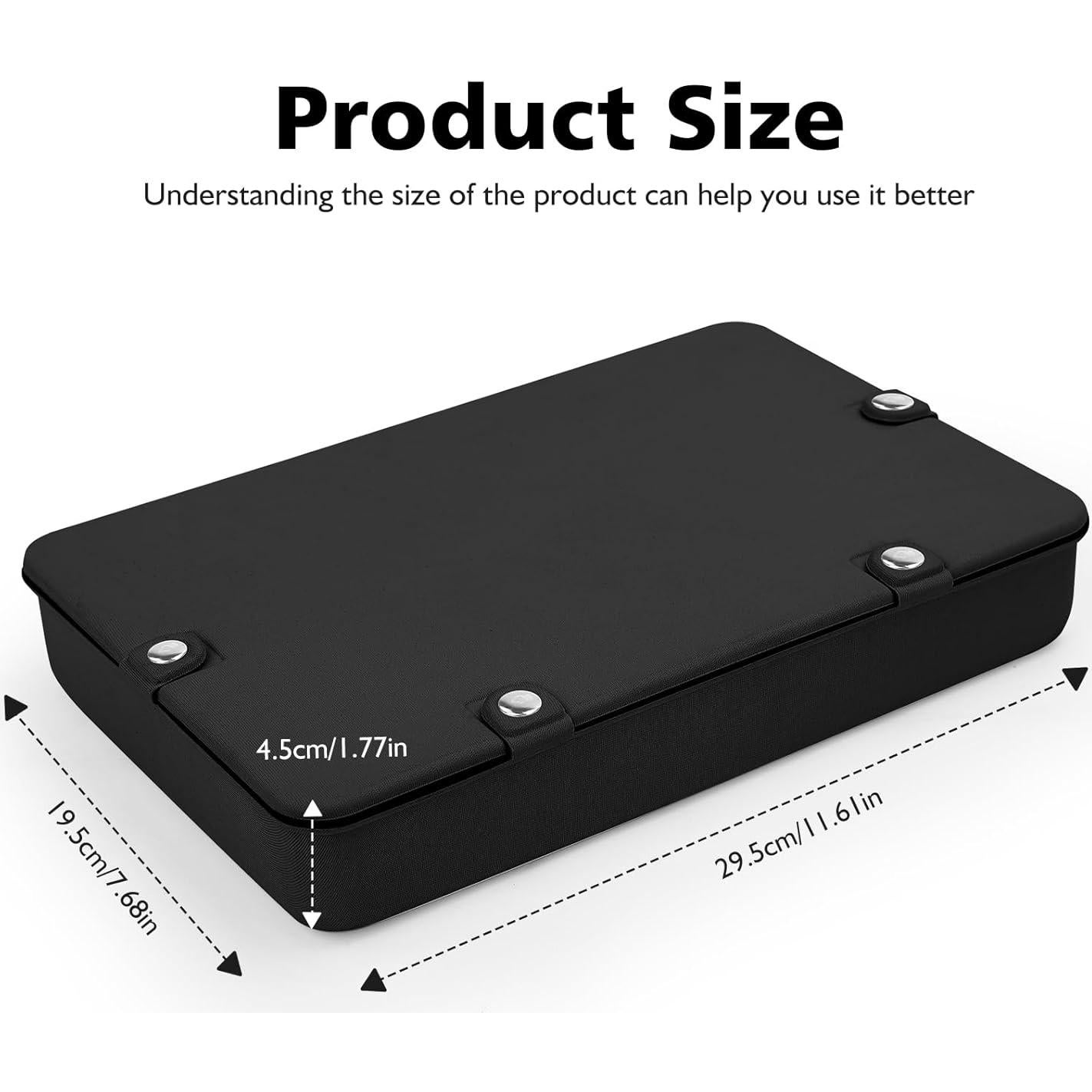 Estuche de Almacenamiento para Gafas RISOU - 8 Ranuras Negro