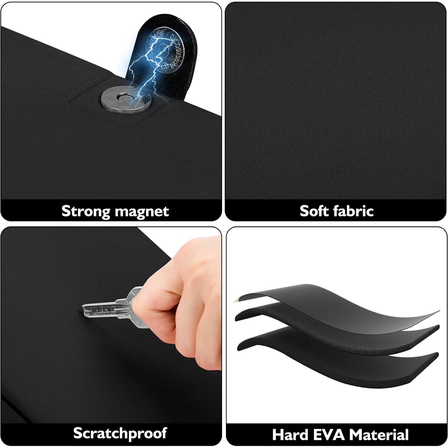 Estuche de Almacenamiento para Gafas RISOU - 8 Ranuras Negro