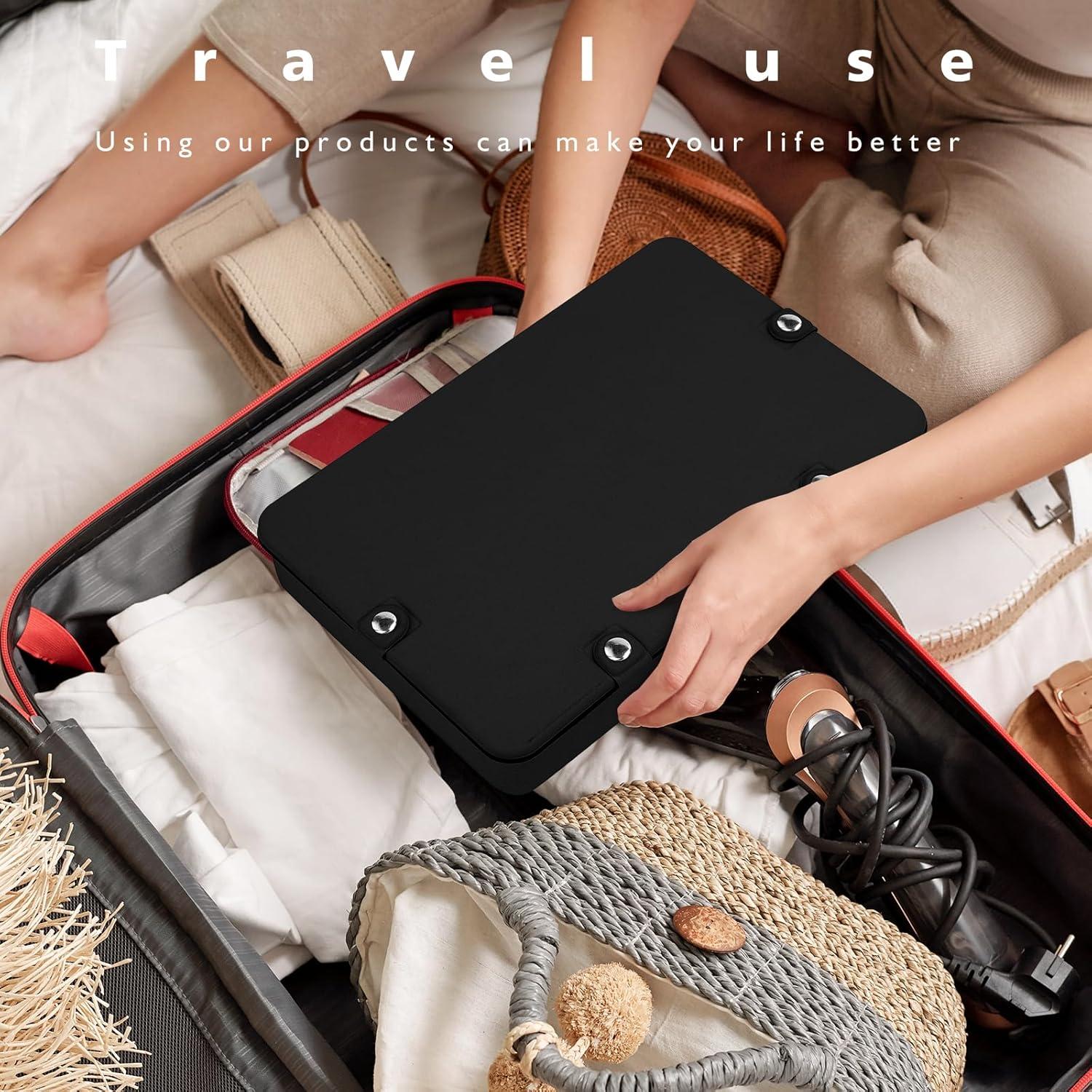 Estuche de Almacenamiento para Gafas RISOU - 8 Ranuras Negro