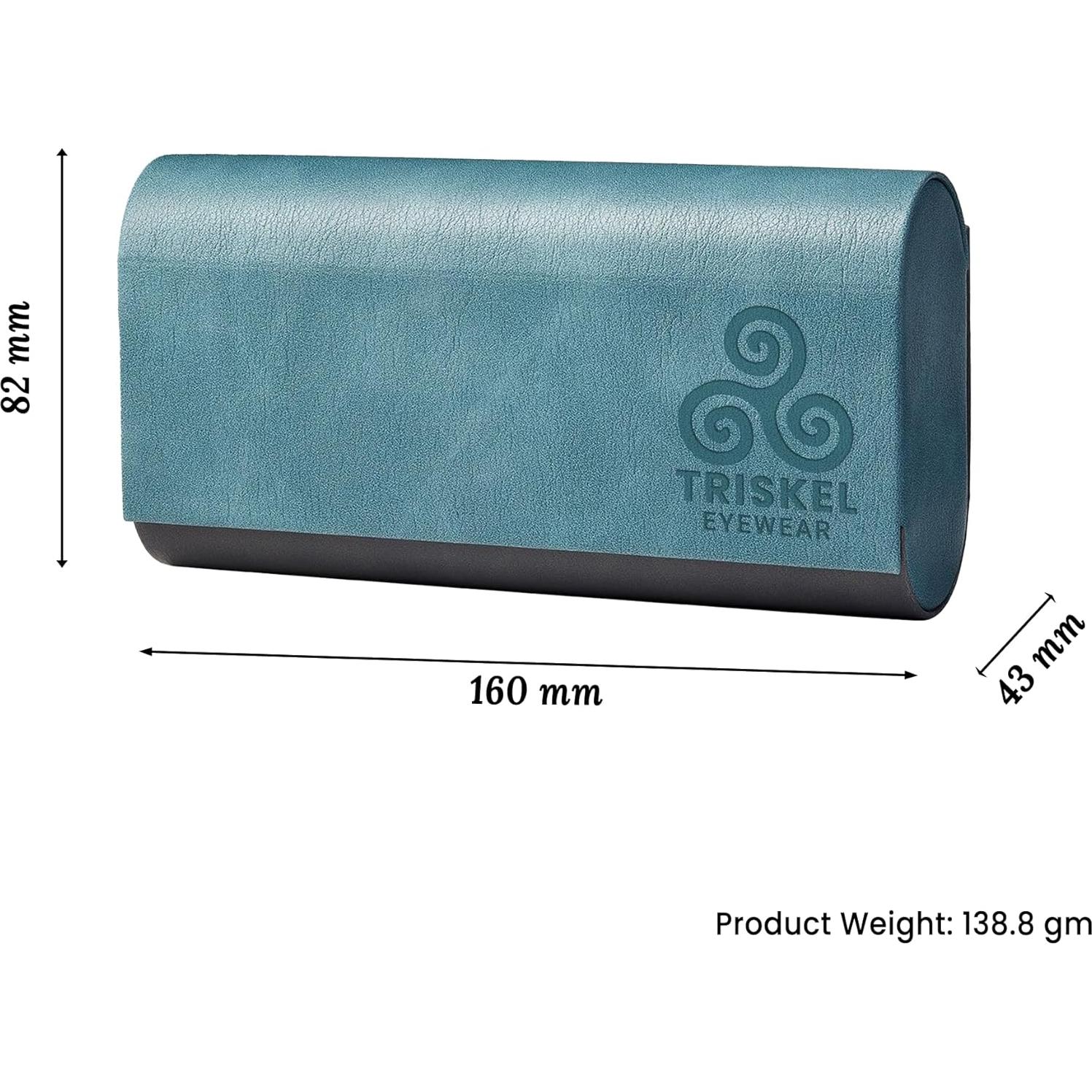 Estuche Doble para Gafas Triskel - PU Duro, Cierre Magnético