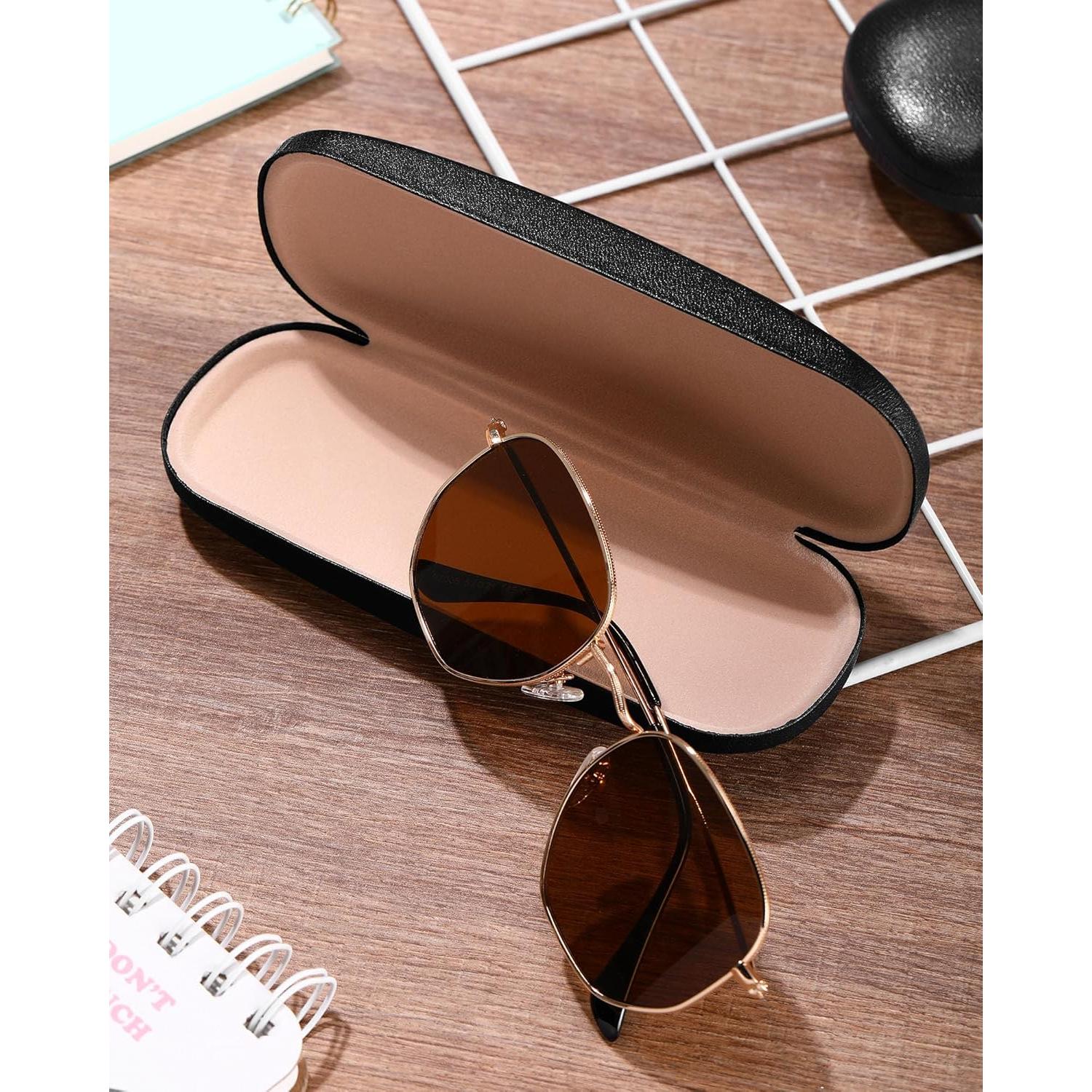 Estuche Duro para Gafas Flutesan 18 Piezas con Paño Limpieza