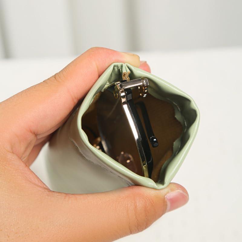 Paquete de 4 estuches suaves PU para gafas de sol - Naranja, Azul, Verde, Rosa