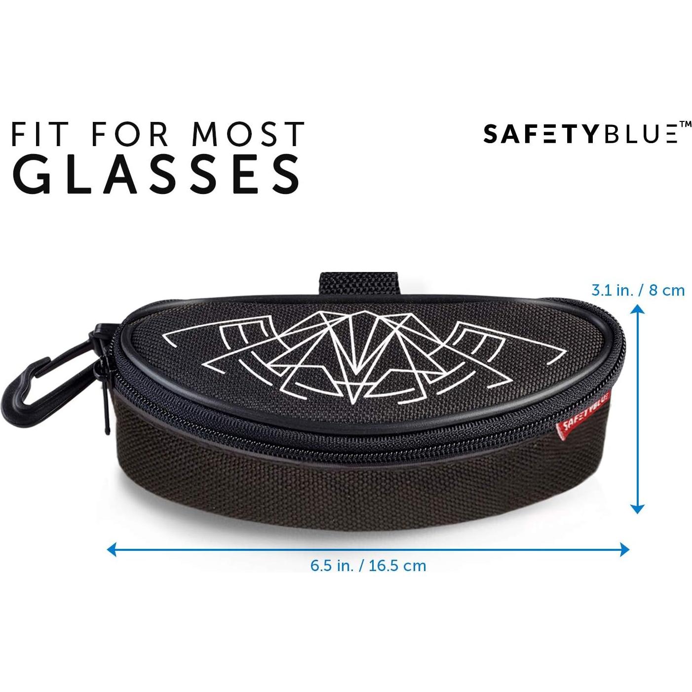 Funda de Gafas SafetyBlue™ con Forro Antirrayaduras - Ligera y Resistente