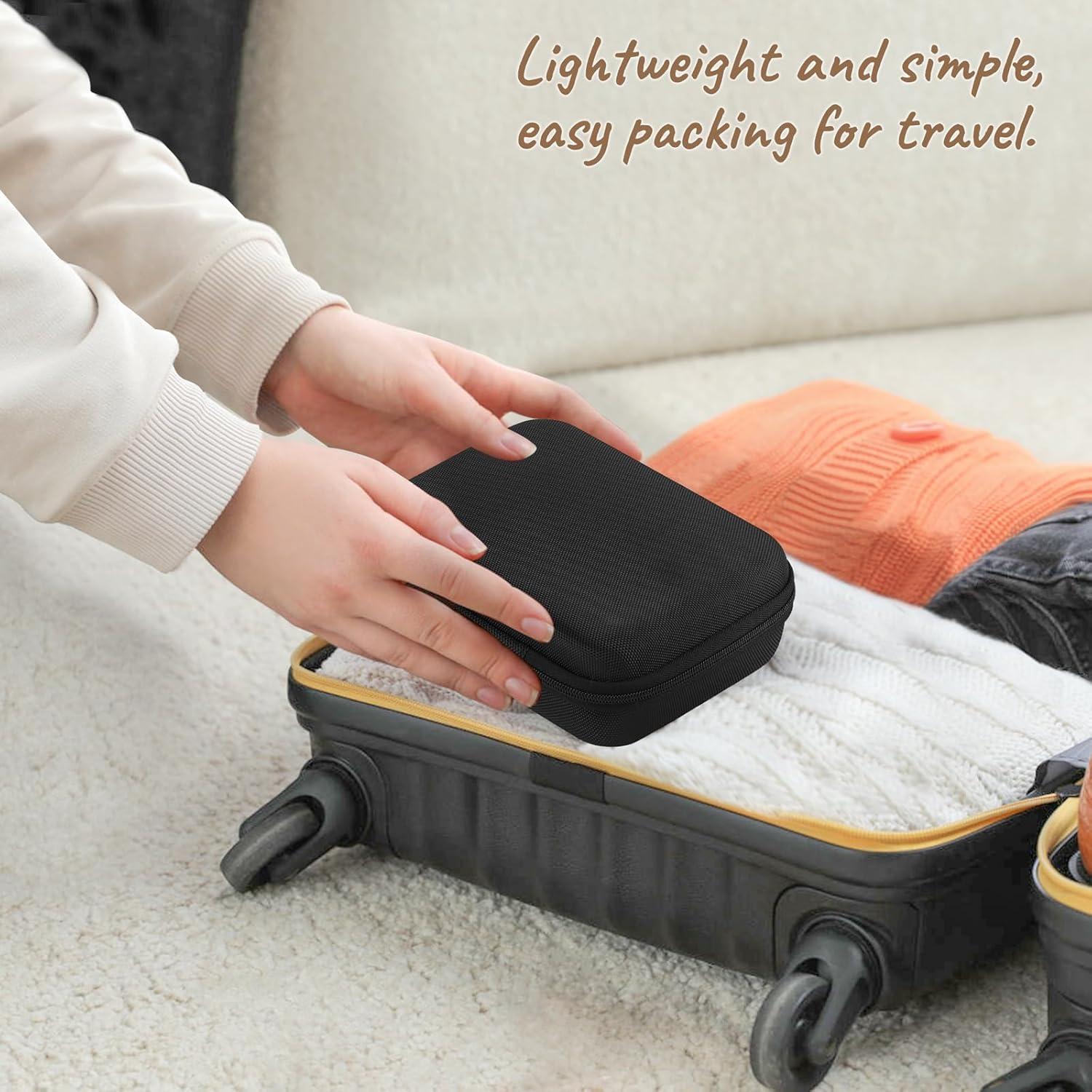 Estuche Organizador de Gafas de Sol Mkono Negro 3 Ranuras