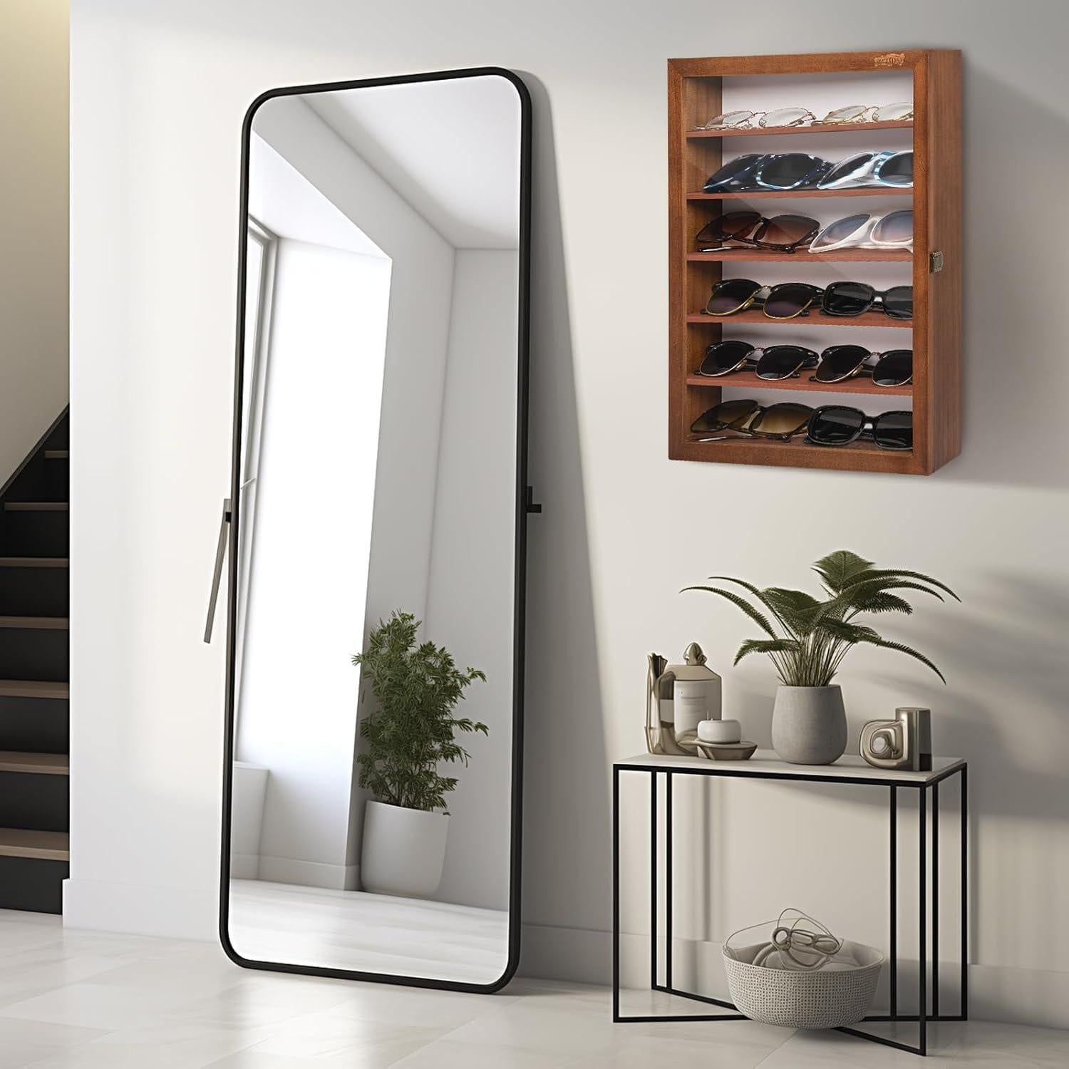 Estuche de exhibición de gafas de sol WELIDAY grande marrón